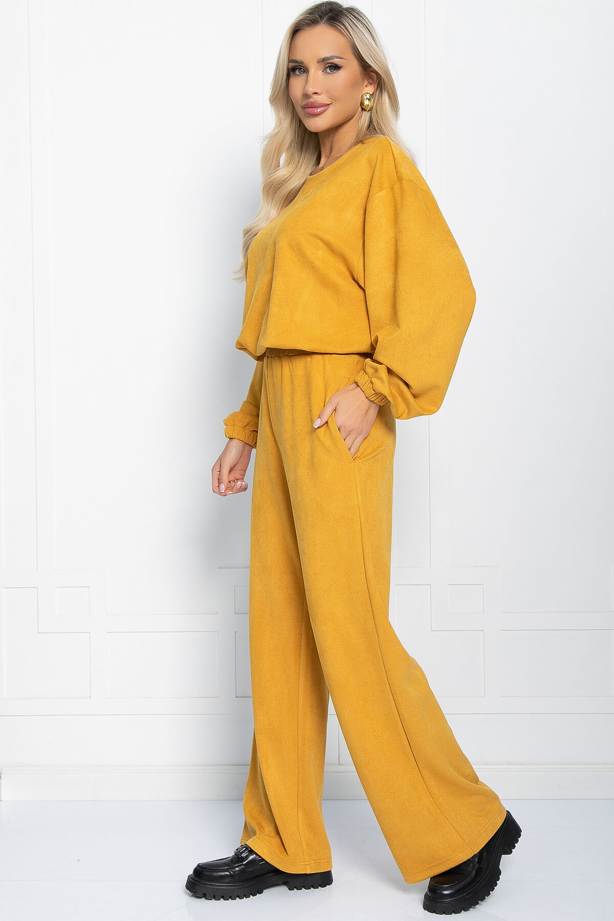 Костюм Бэрри (горчица) К11581