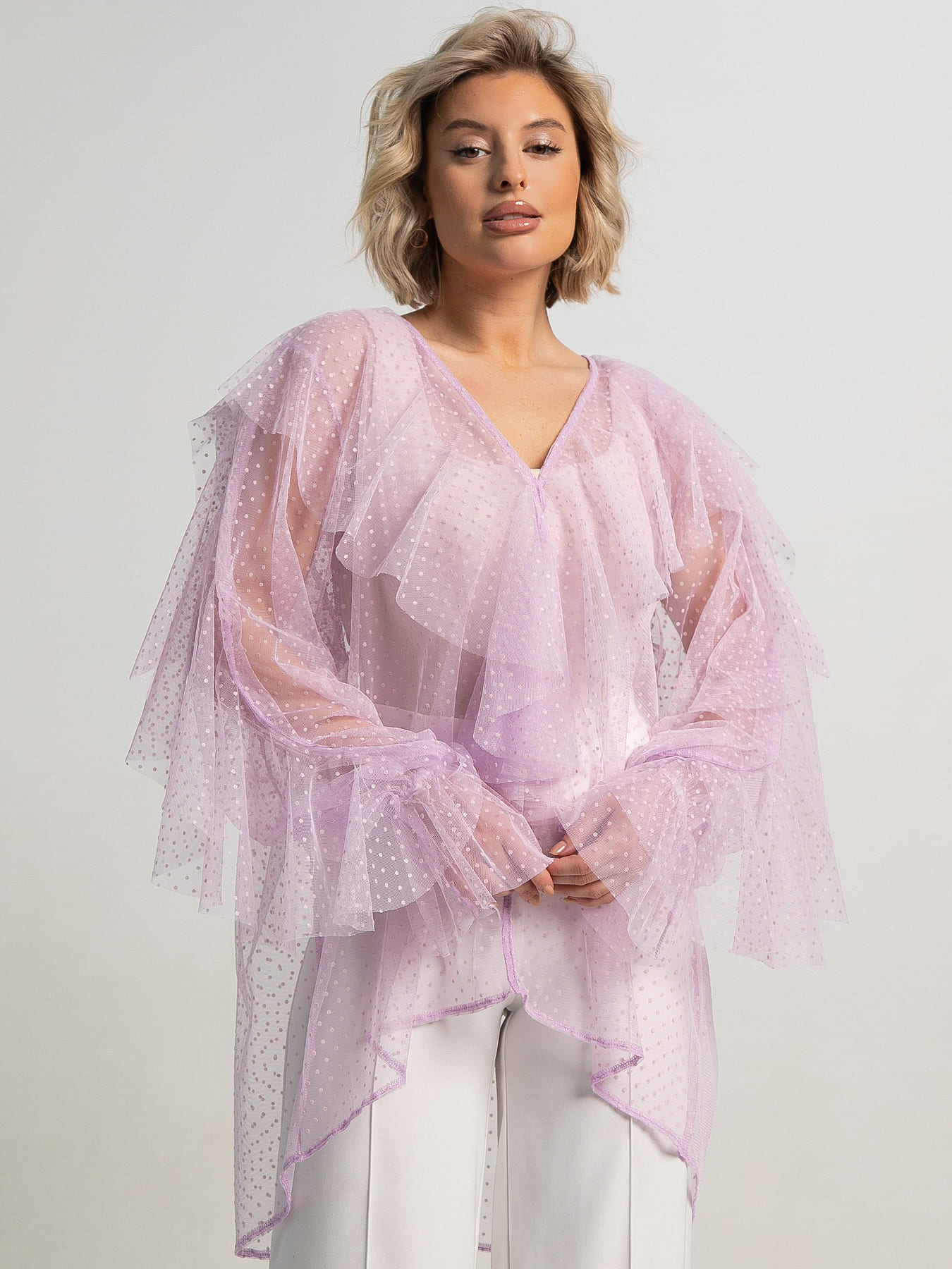 Блуза Диантус (сиреневая) Б15549-39М
