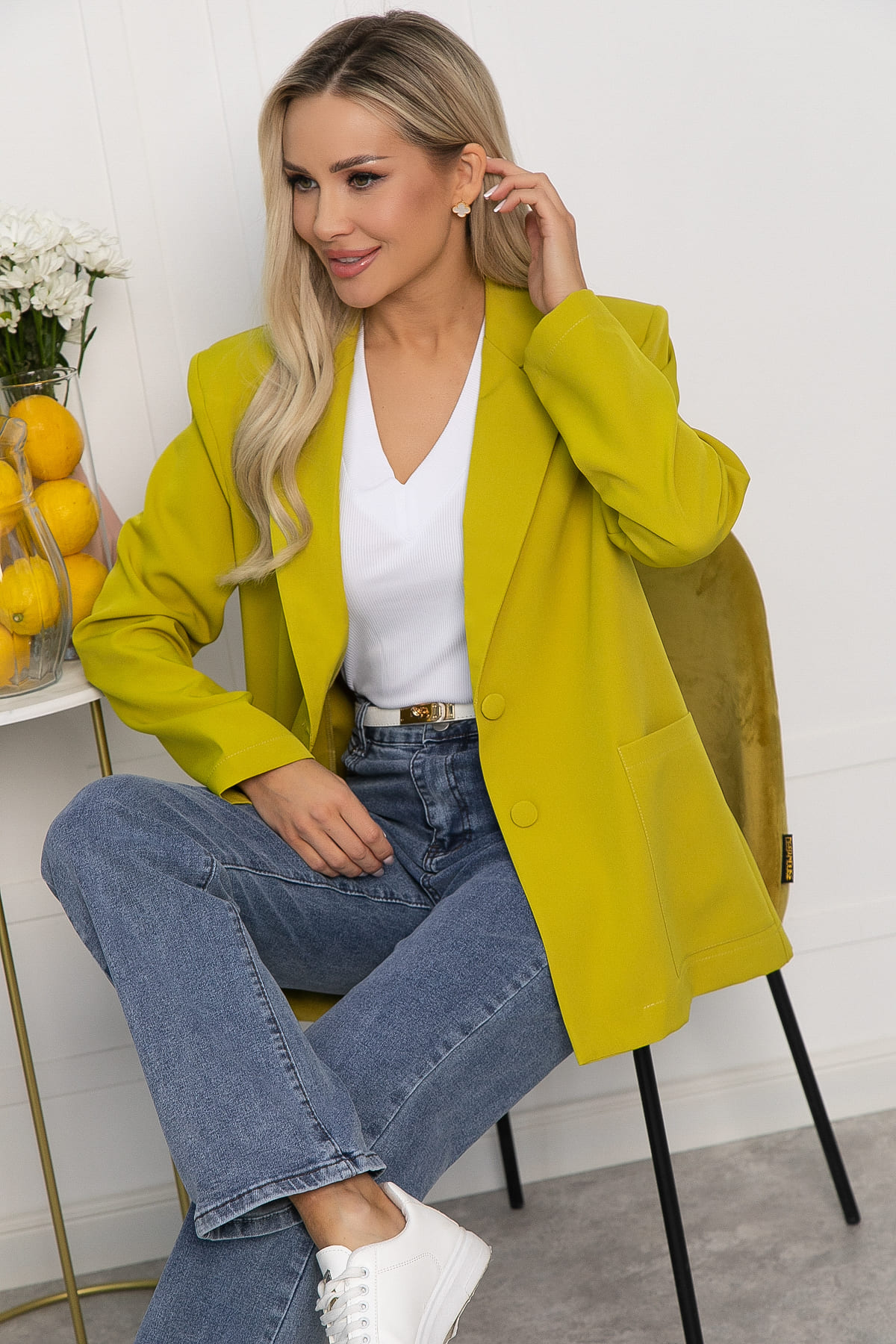 Жакет Нэри (горчица) Б13691-33М