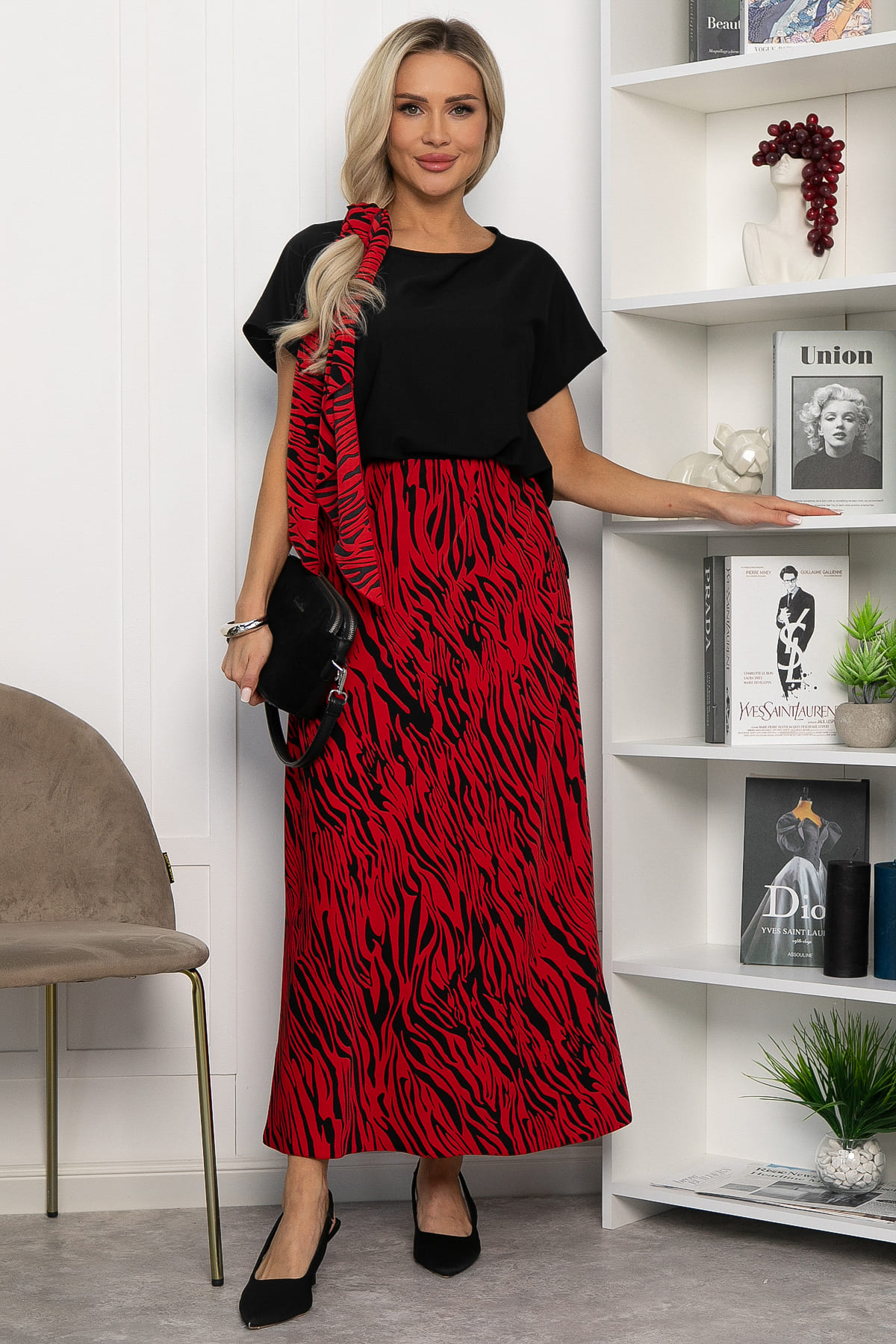 Юбка Лантана (красная) Ю13742-6М