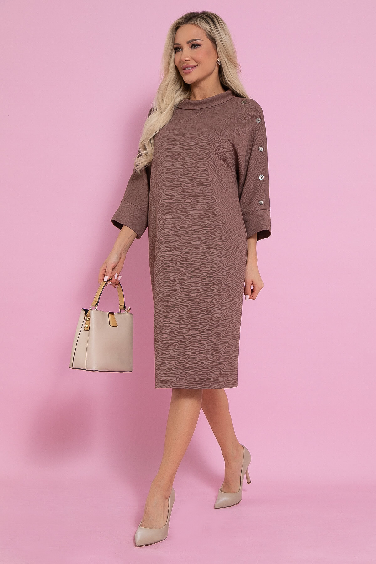 Платье Марьяна (кофе) П12807-4М