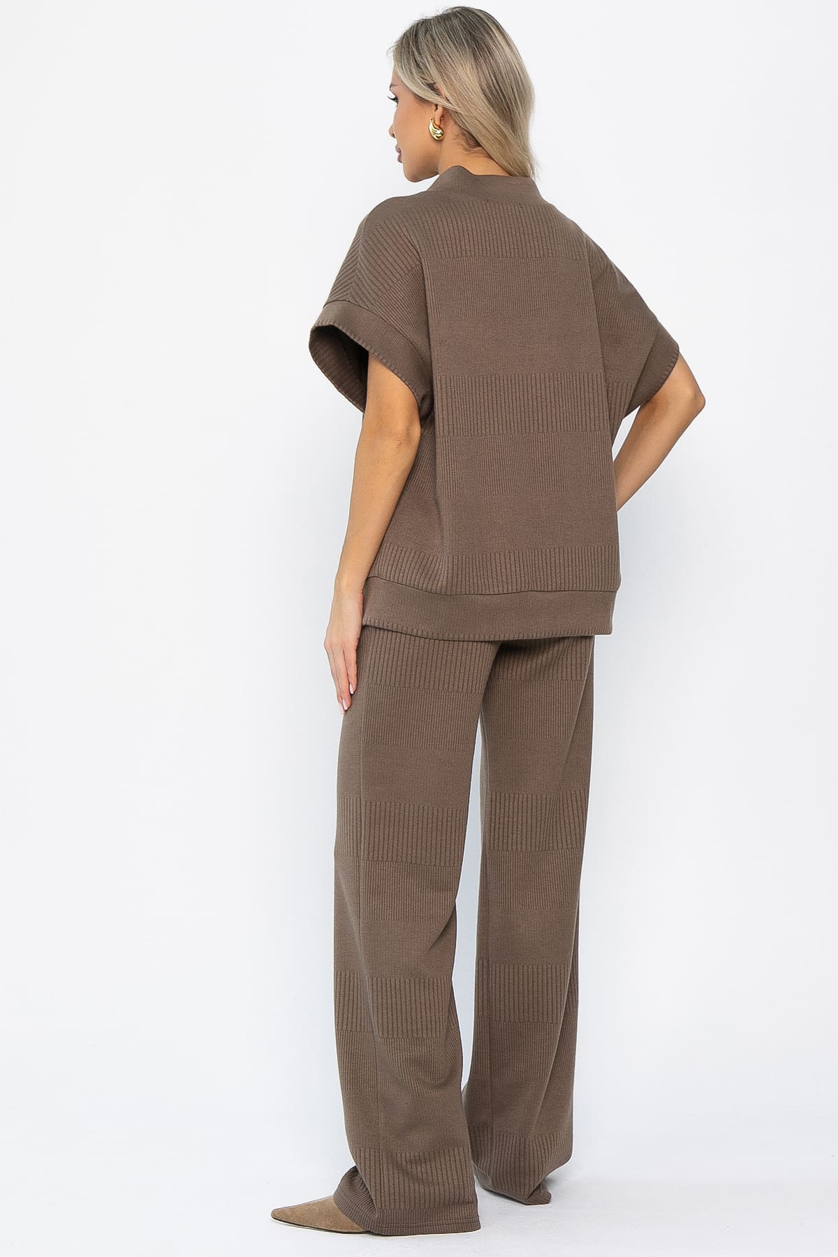 Костюм трикотажный Уютный шарм (коричневый) К14250-5М