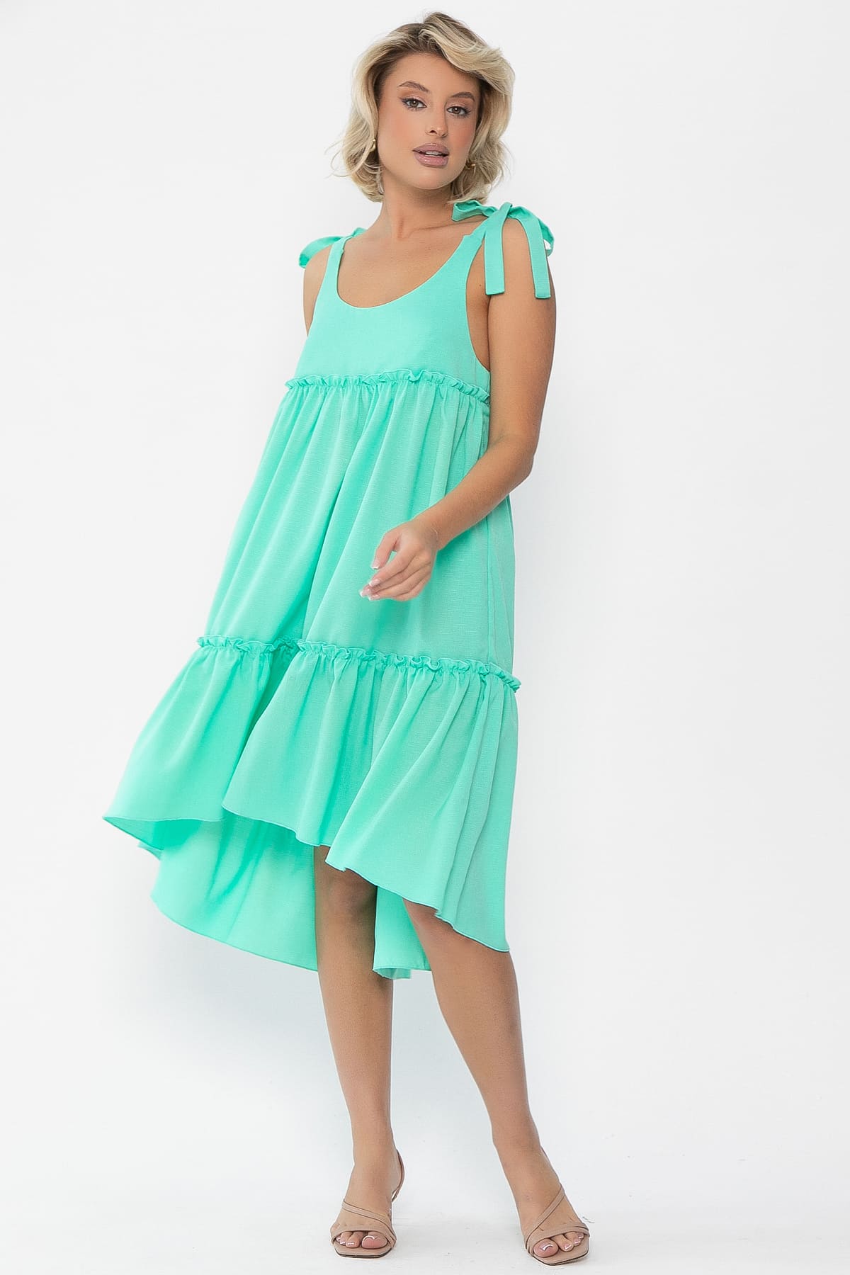 Платье Элисия (зеленое) П14015-14М