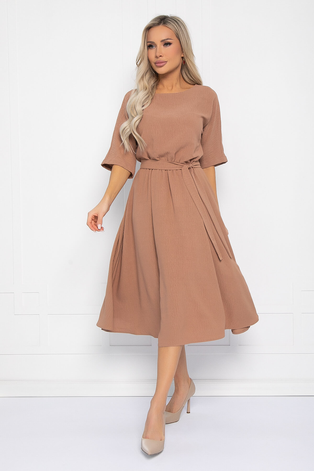 Платье Мерседес (капучино) П12726-30
