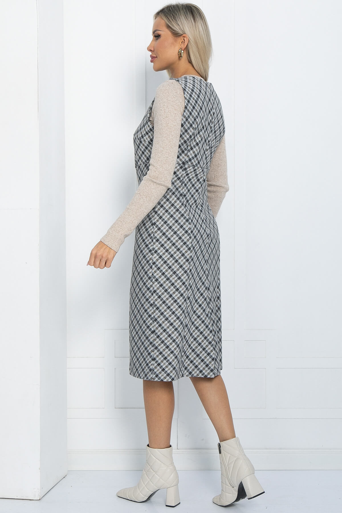 Сарафан Калатея (серый) П12205-25