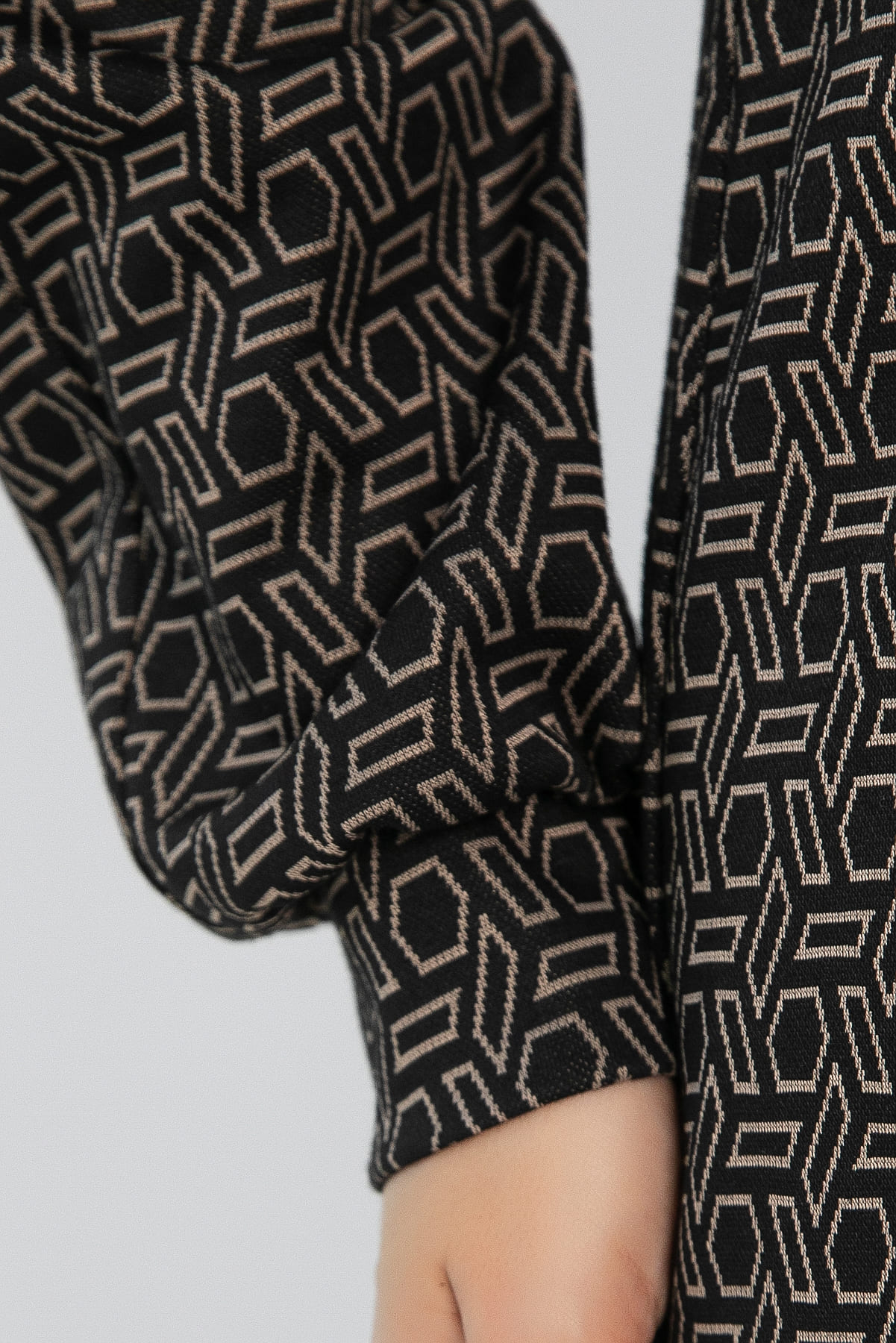 Платье Изящный образ (коричневое) П13749-19М