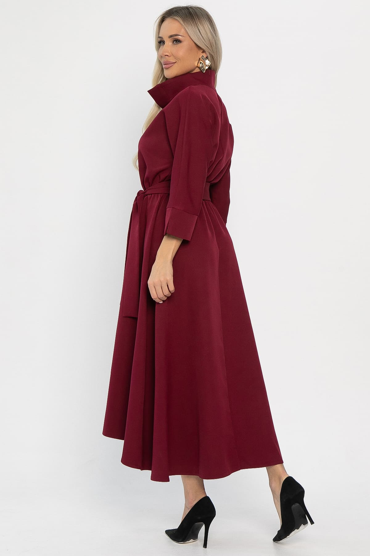 Платье Лорита (бордовое) П14299-16М