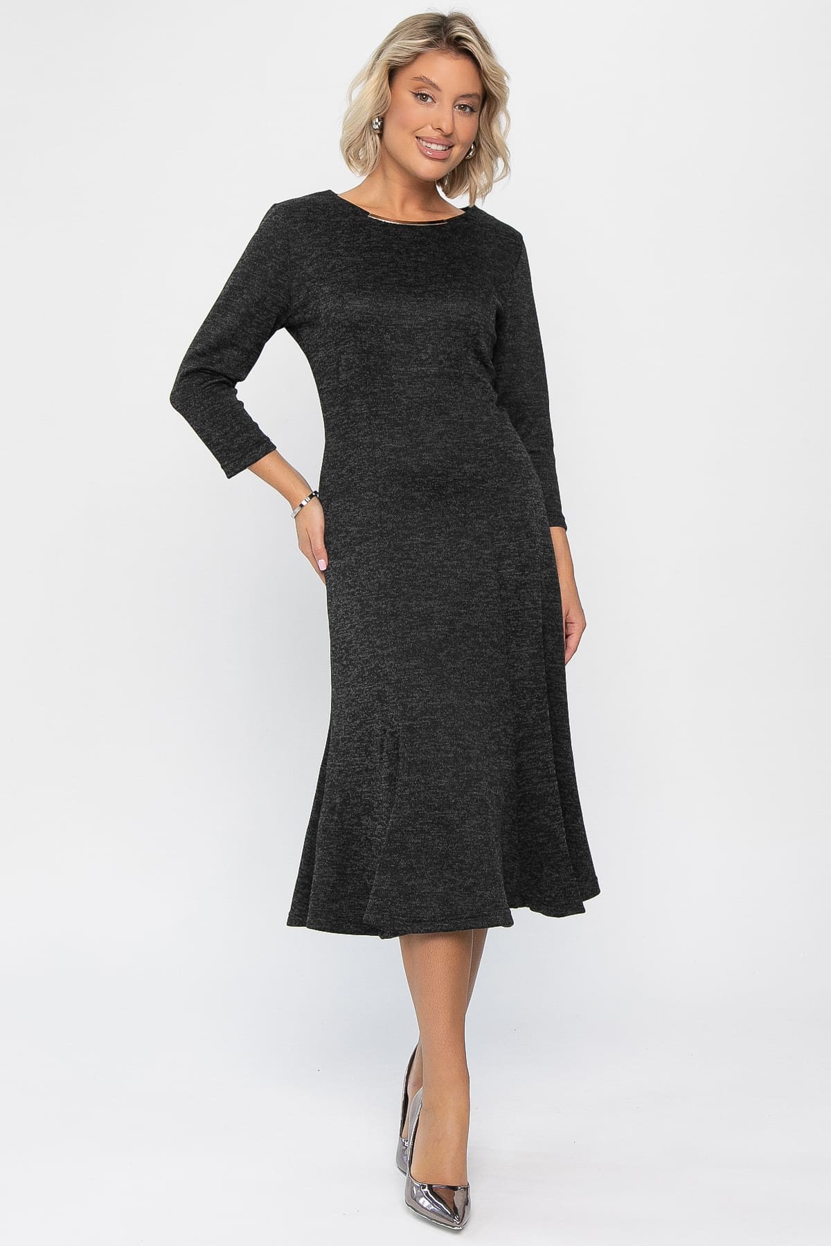 Платье годе Летисия (серое) П14328-10М