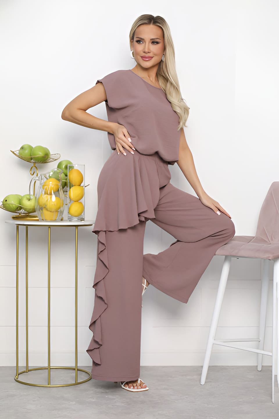 Костюм Морской бриз (пыльно-лиловый) К15683-5М