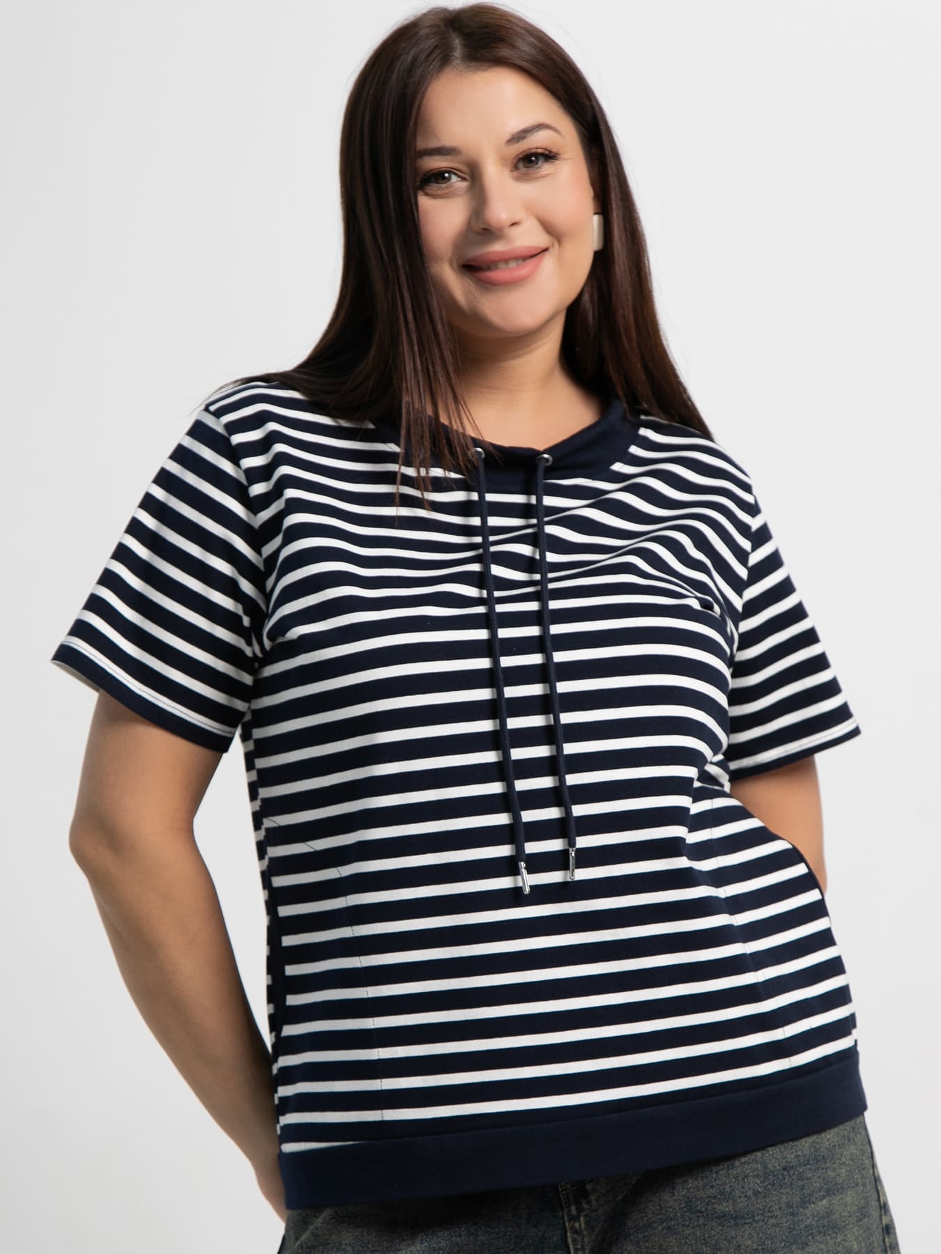 Блуза Лила (синяя) Б15459-20М