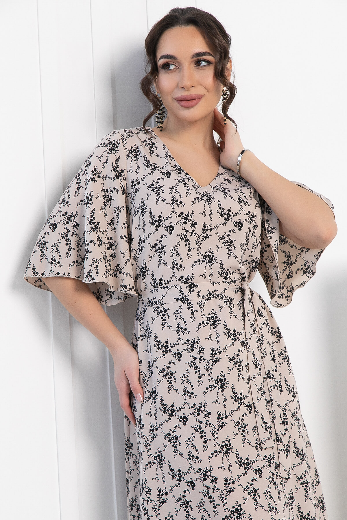 Платье Натали (бежевое) П12732-21М