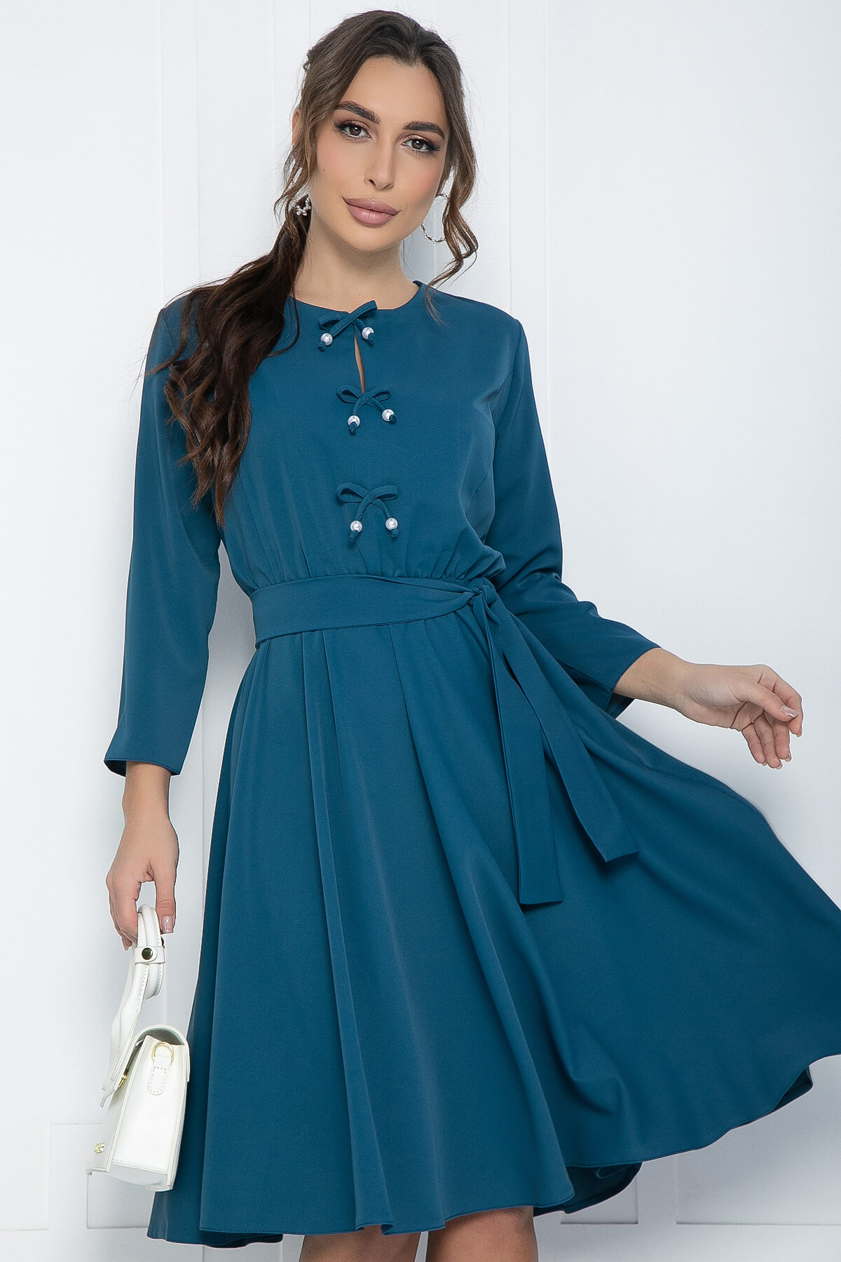 Платье Холли (морская волна) П11993