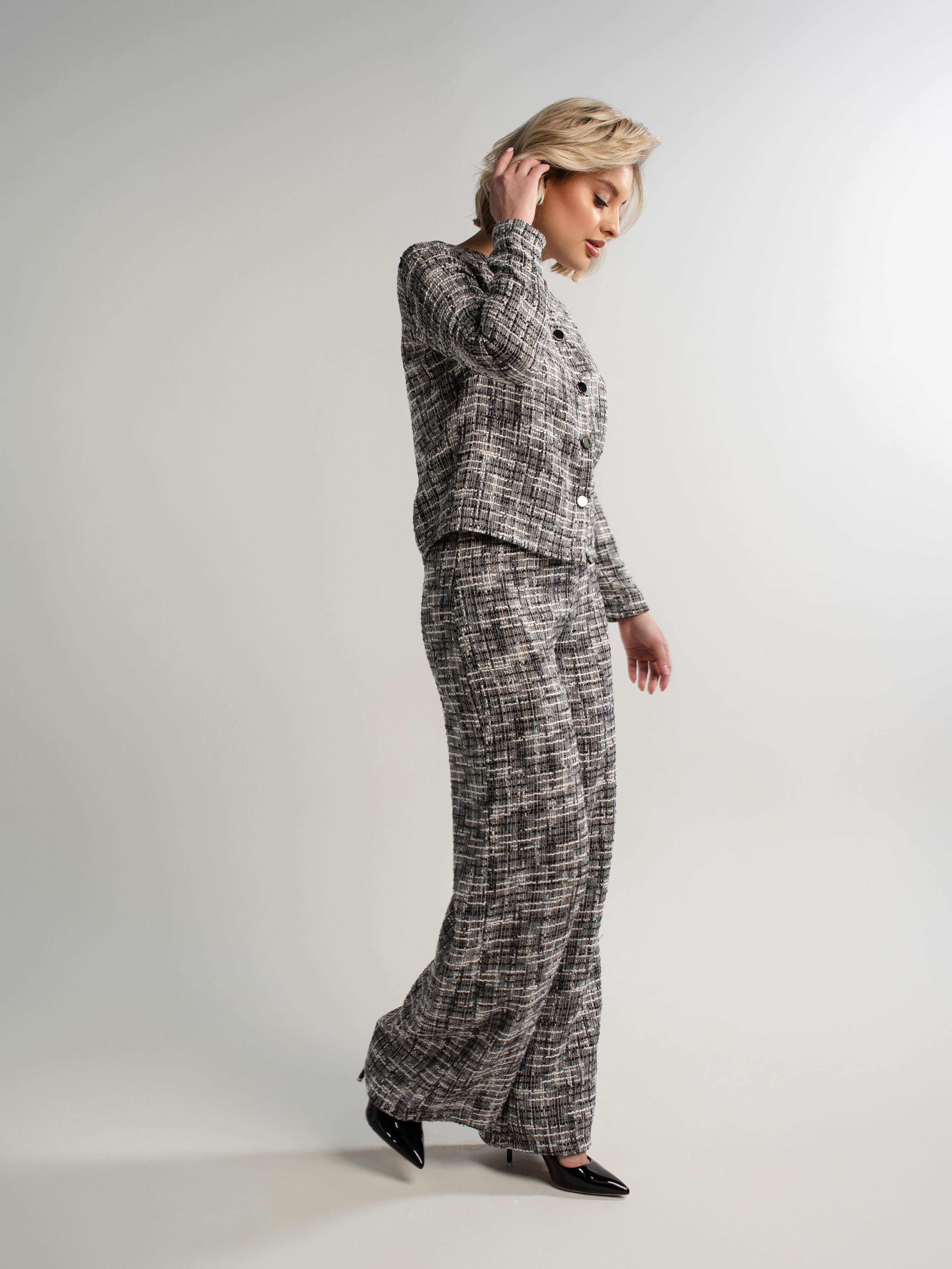 Костюм с брюками Марлин (серый) К15120-10М