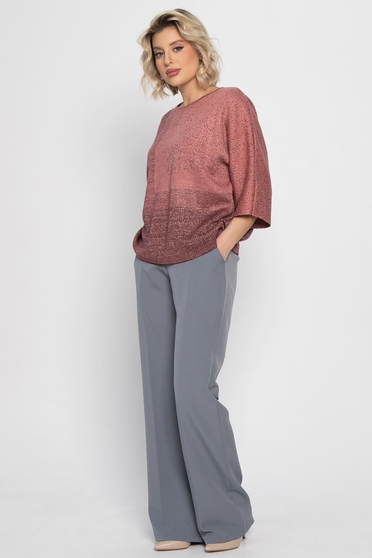 Джемпер Орлеан (персиково-розовый) Б15000-4М