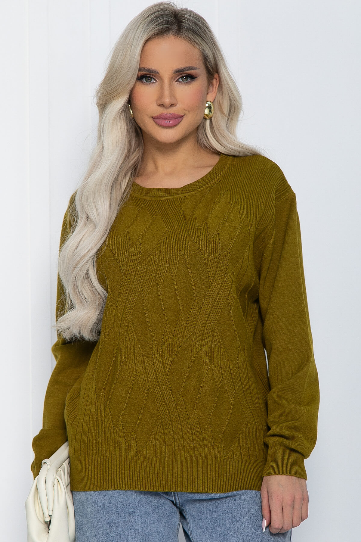 Джемпер Долорес (желто-зеленый) Б12168-12