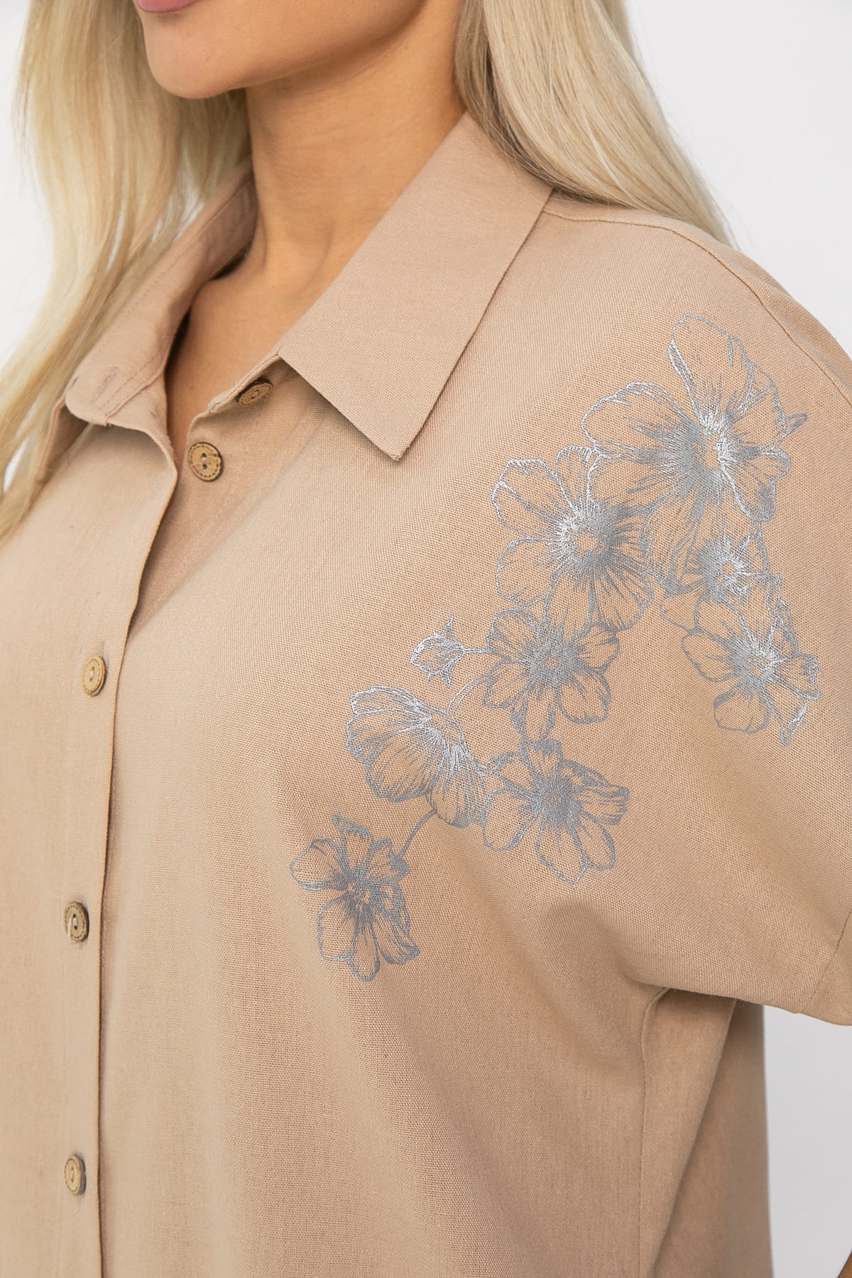 Платье Мирослава (бежевое) П15469-7М