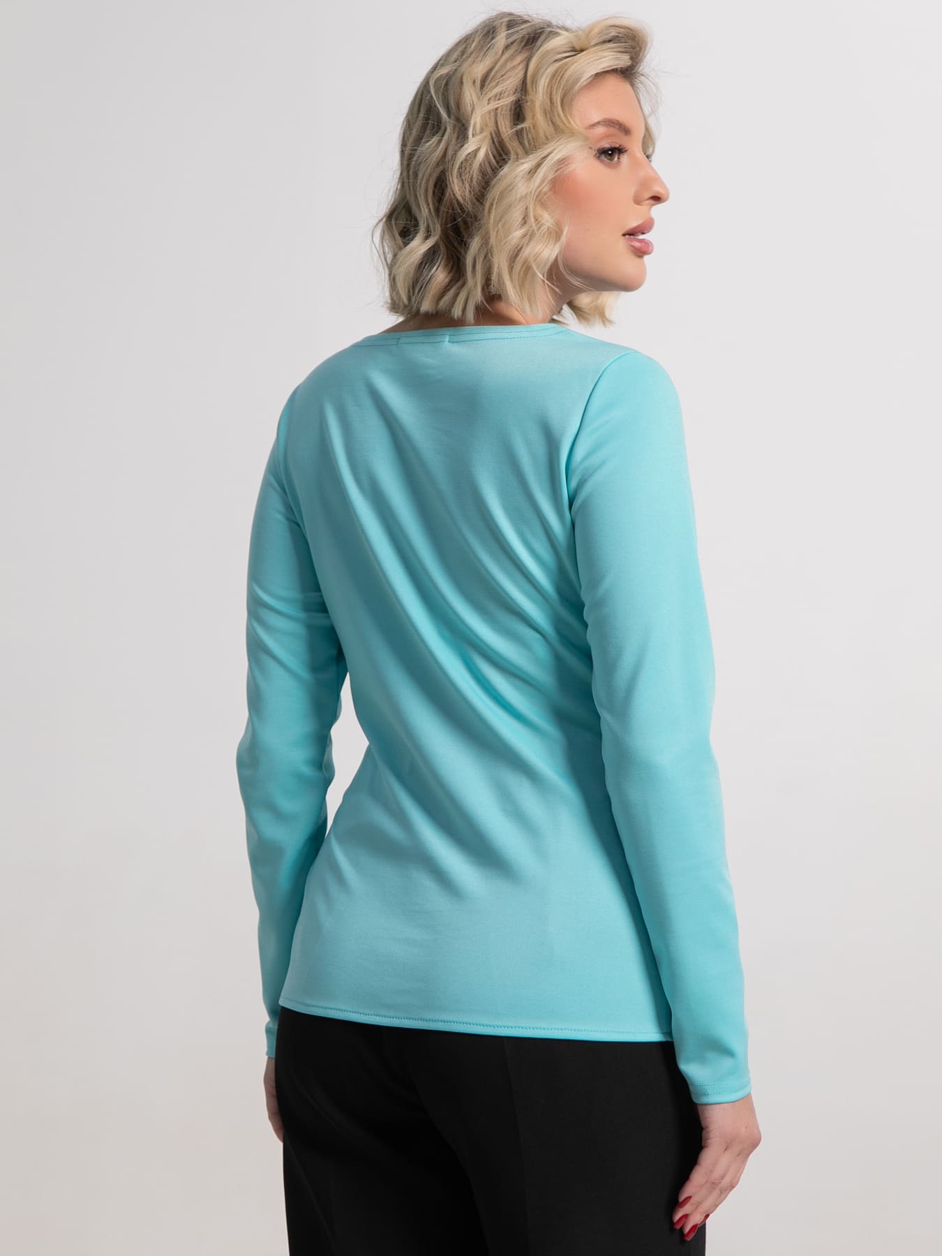 Блуза Тильда (бирюзовая) Б15268-50М