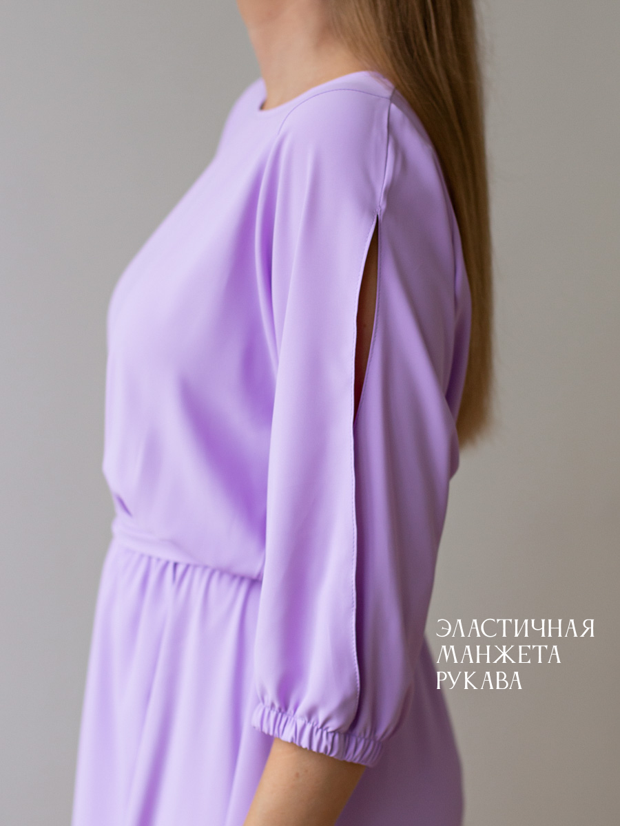 Платье Танго вдвоем (лиловое) П15166-1М