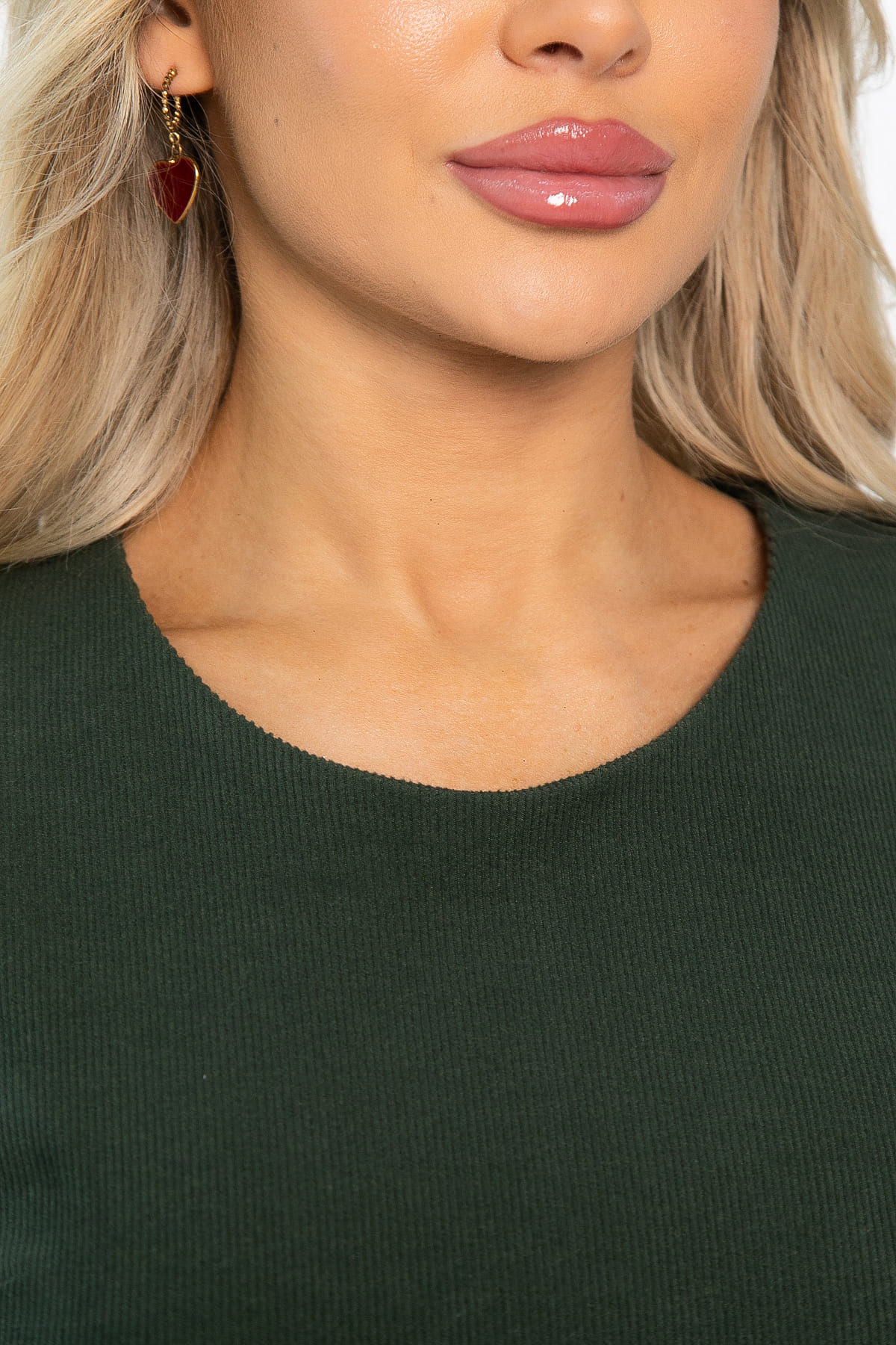 Платье трикотажное Уютный вечер (хаки) П14359-25М