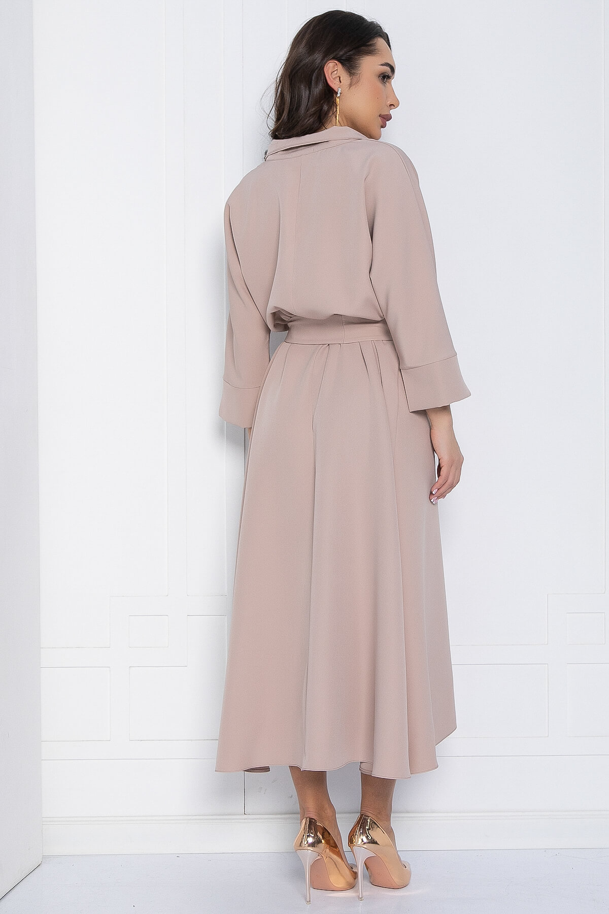 Платье Лорита (бежевое) П12630-16