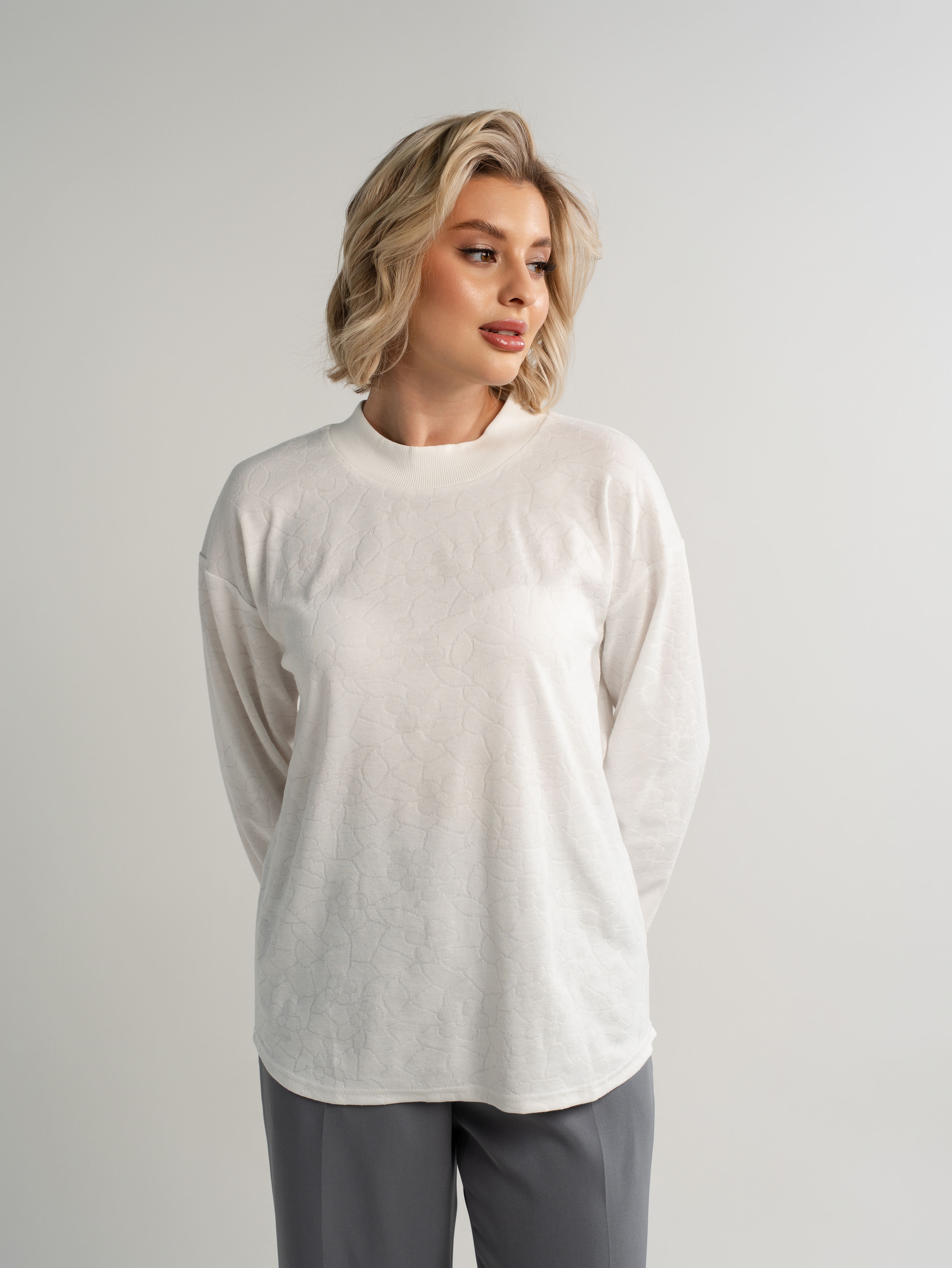 Джемпер Безмятежность (белый) Б14934-3М