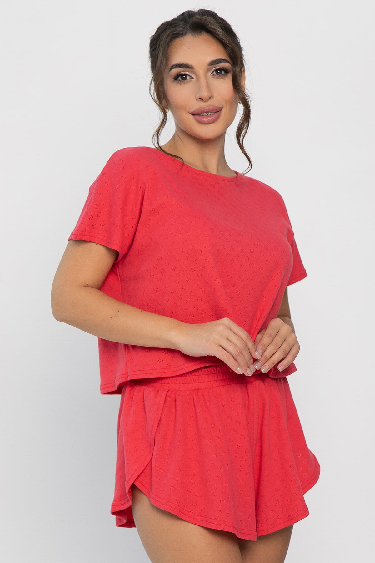 Костюм домашний Магия сна (красный) К14208-13М