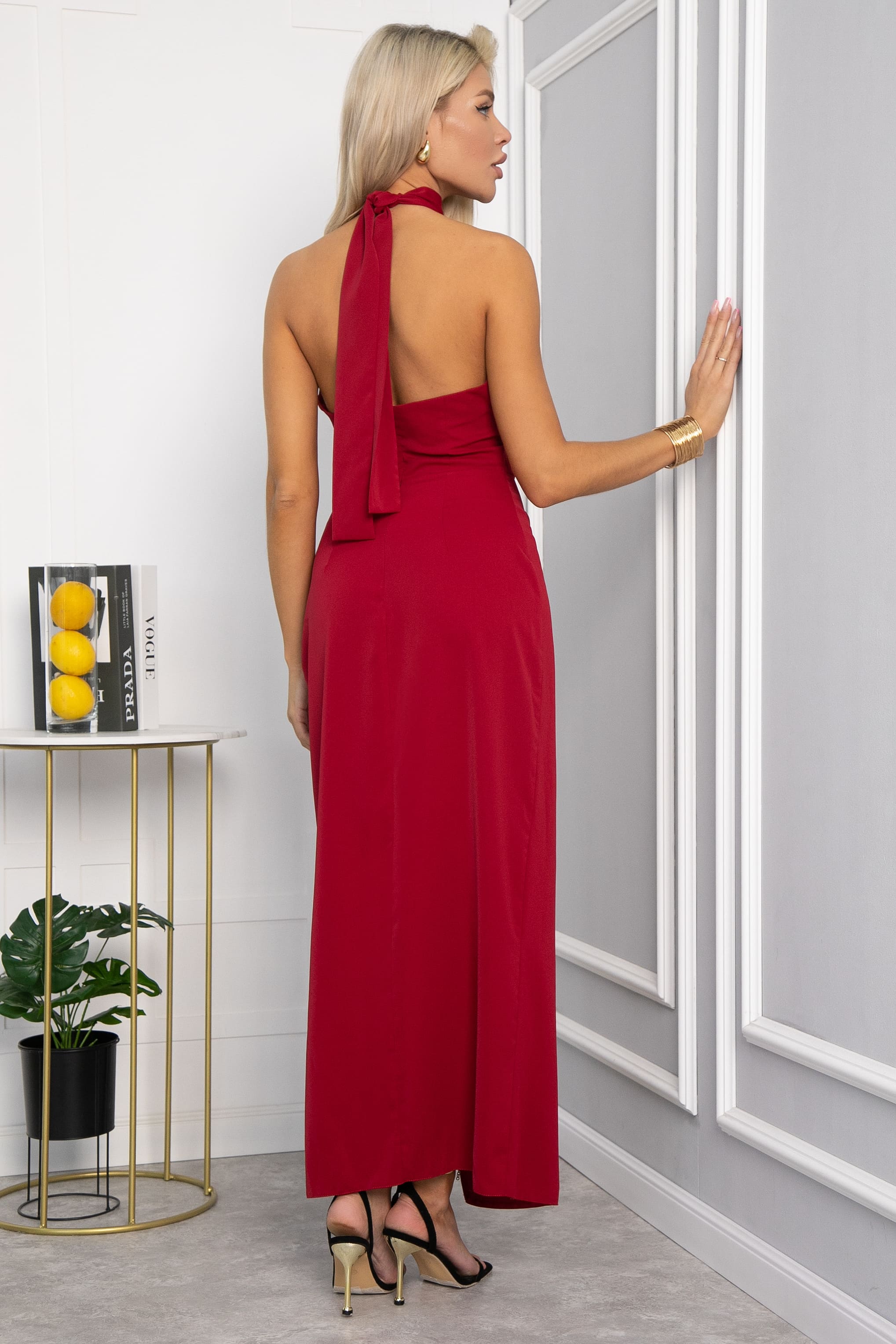 Платье Кьянти (бордовое) П11359