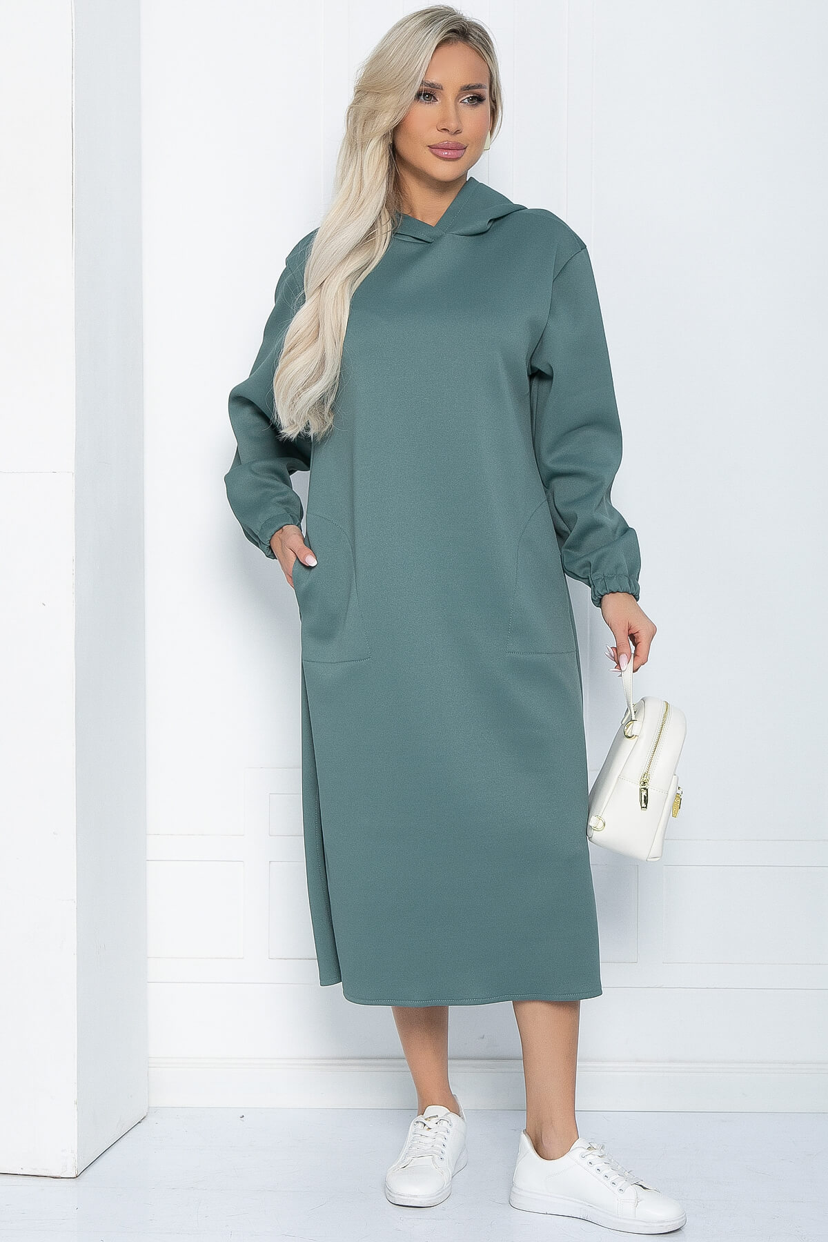 Платье Элоиза (зеленое) П12135