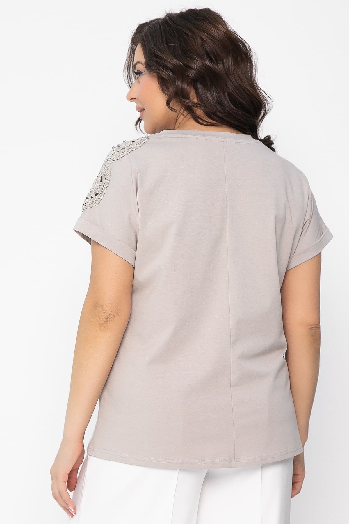 Блуза Время перемен (бежевая) Б13496-20М