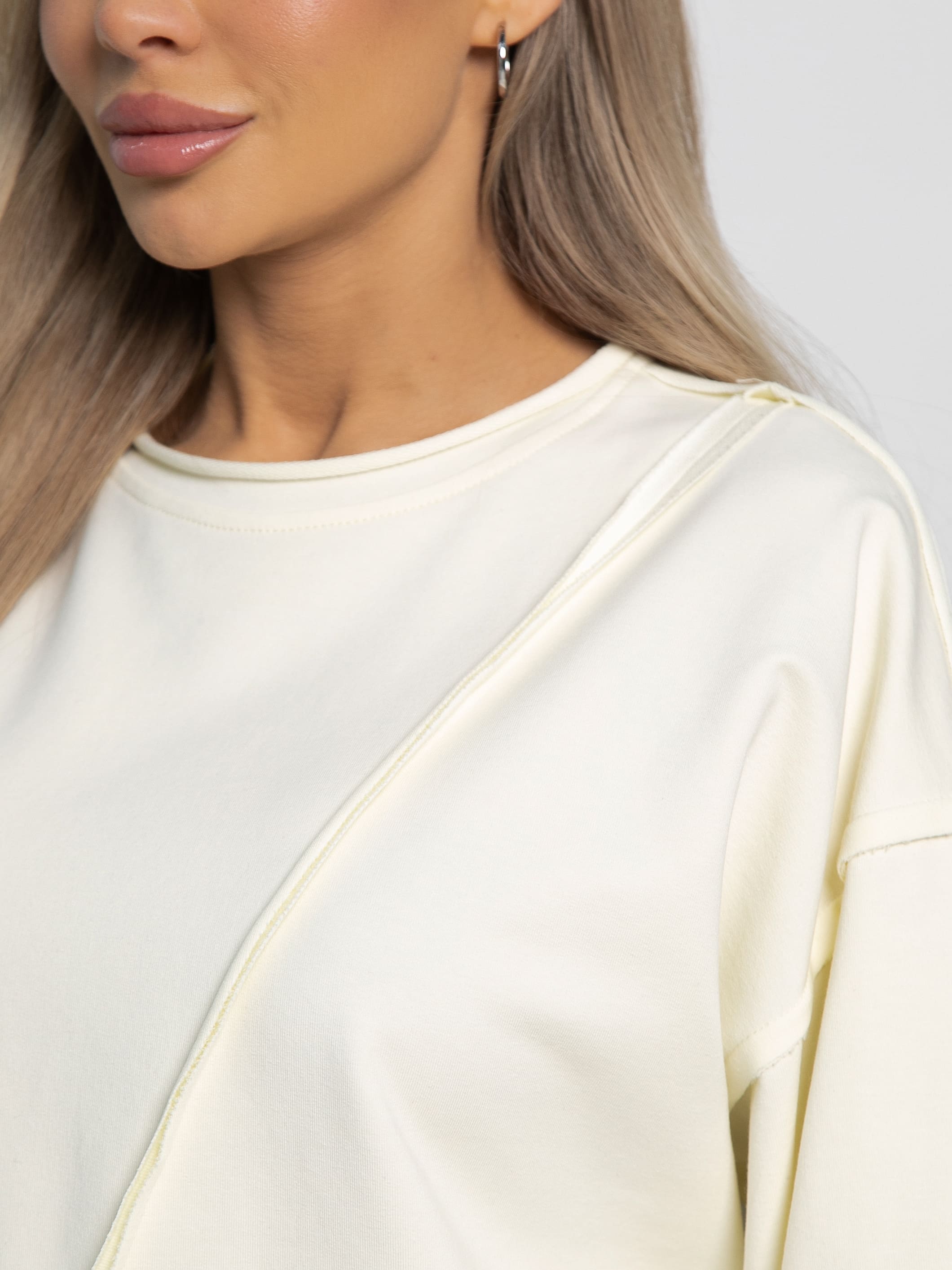 Блуза Эйрин (экрю) Б15104-35М