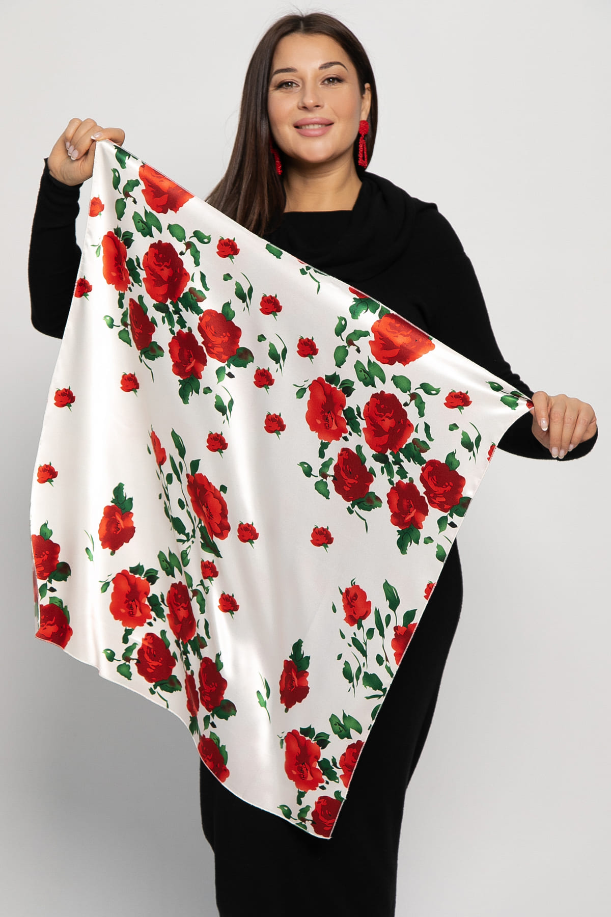 Косынка с завязками (цветы) КЗВ10-53М