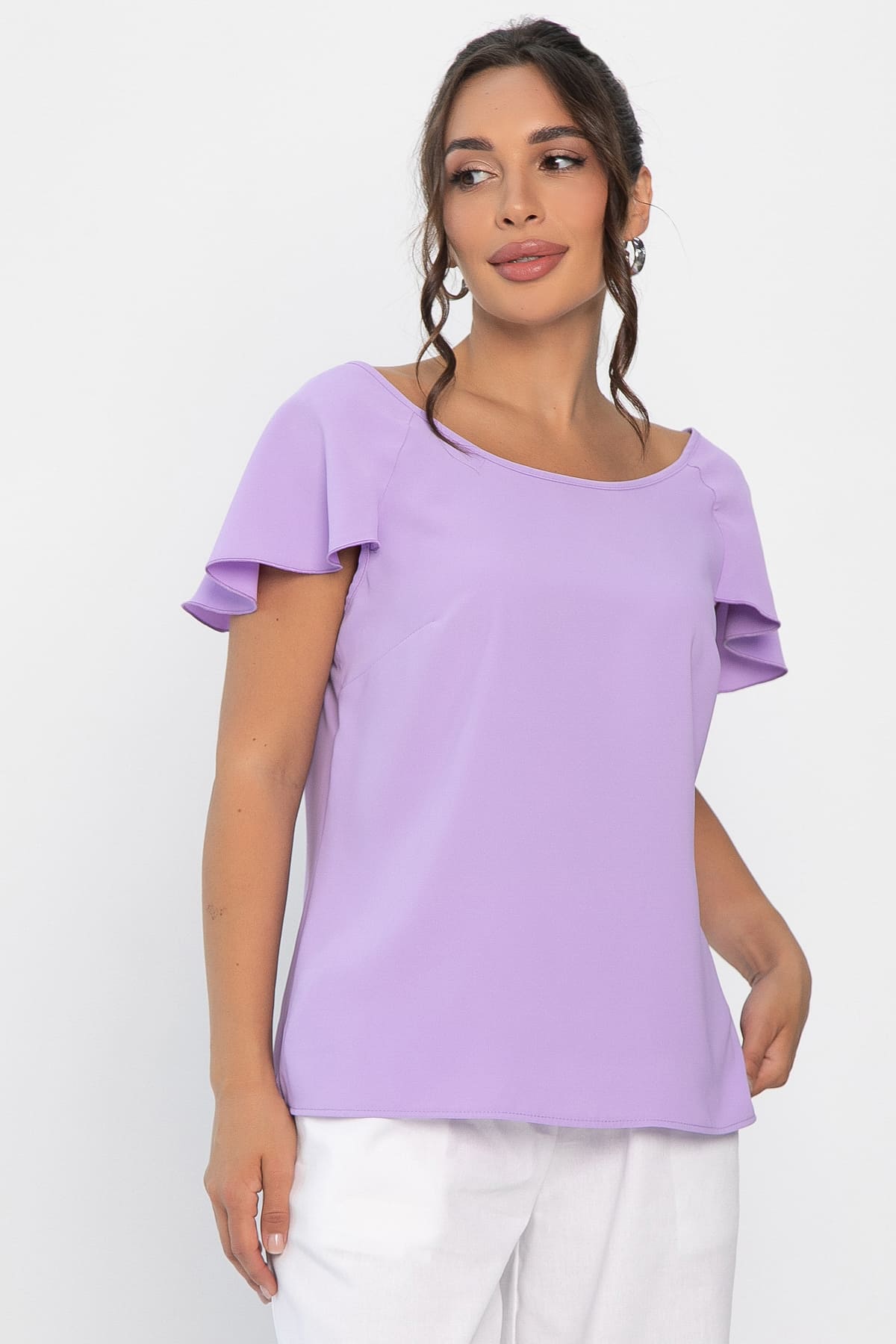 Блуза Летящая волна (сиреневая) Б13970-16М