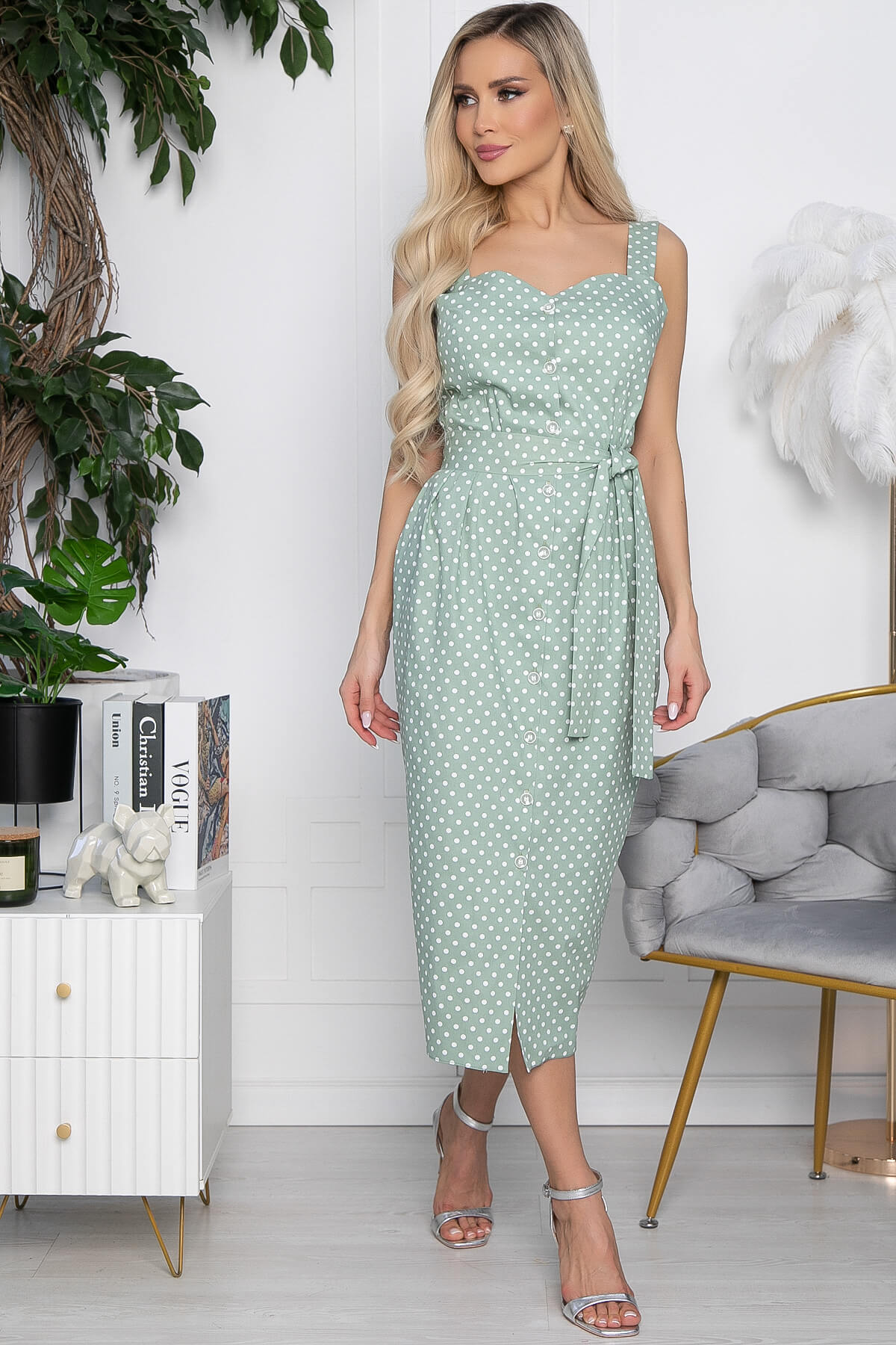 Сарафан Катрин (фисташка) П10353