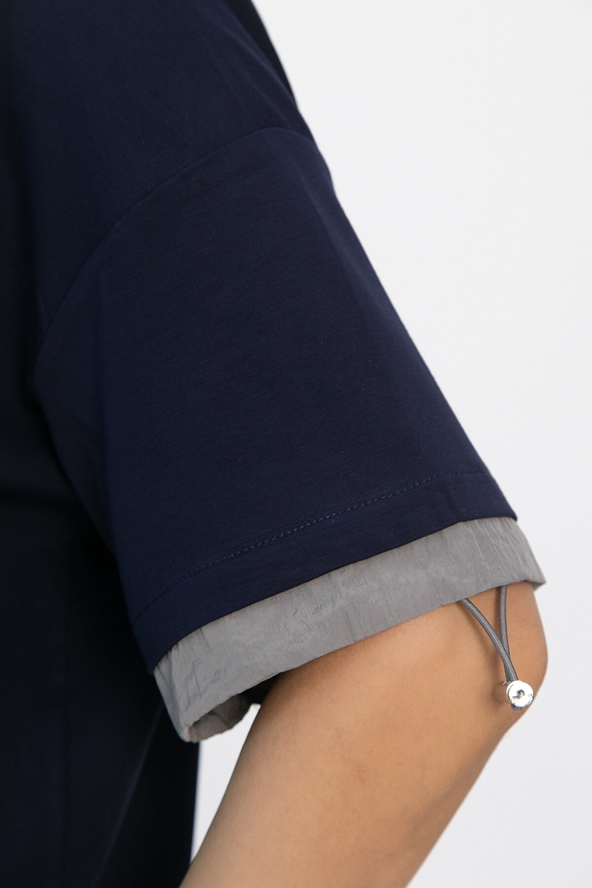 Блуза Софья (синяя) Б13941-1М