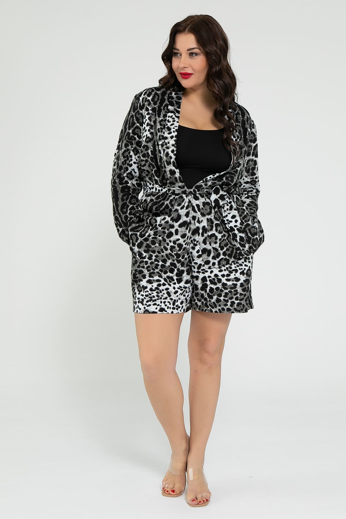 Костюм Поцелуй удачи (леопардовый) К13279-1М