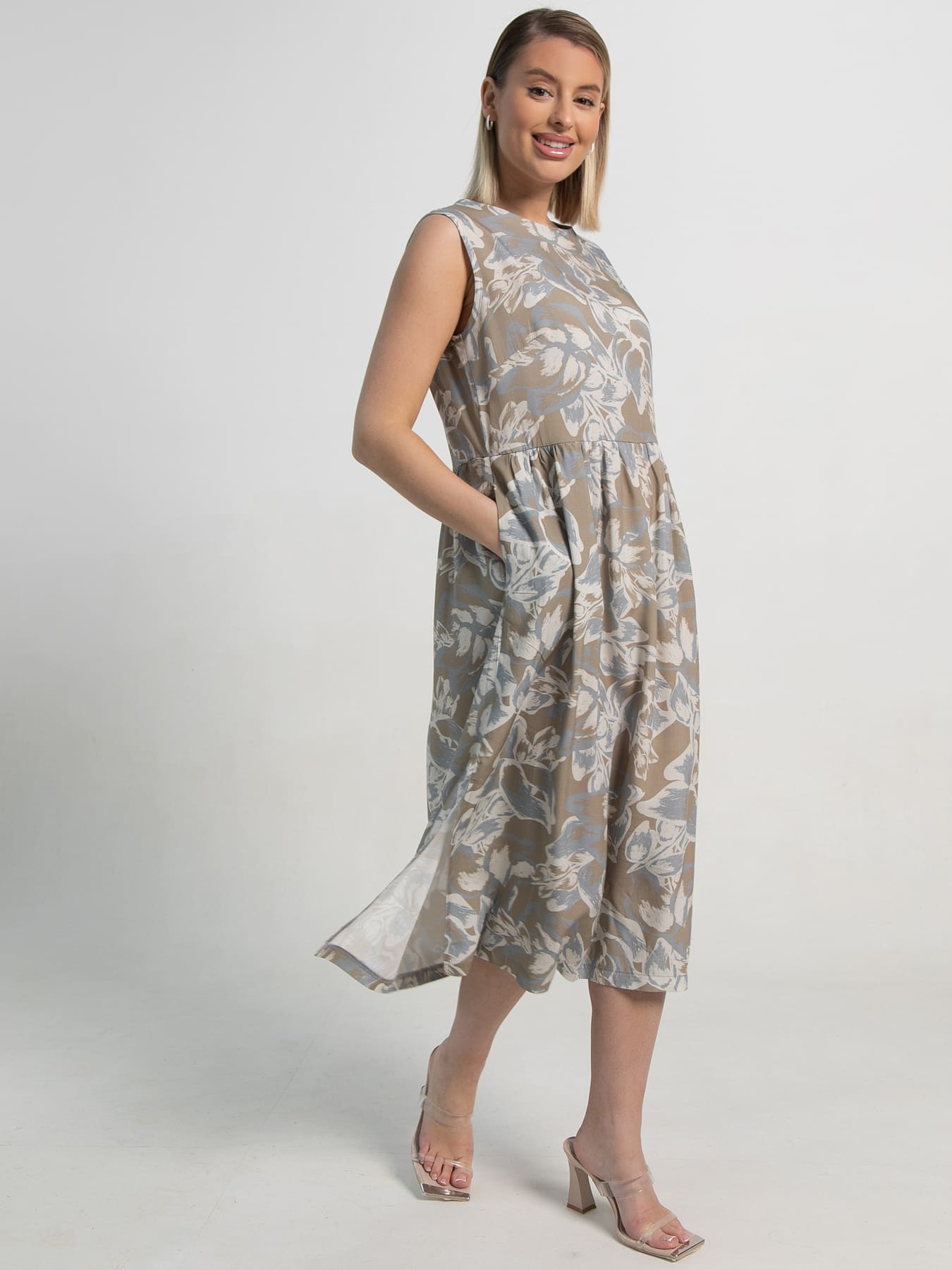 Платье Кэрри (олива) П15515-25М