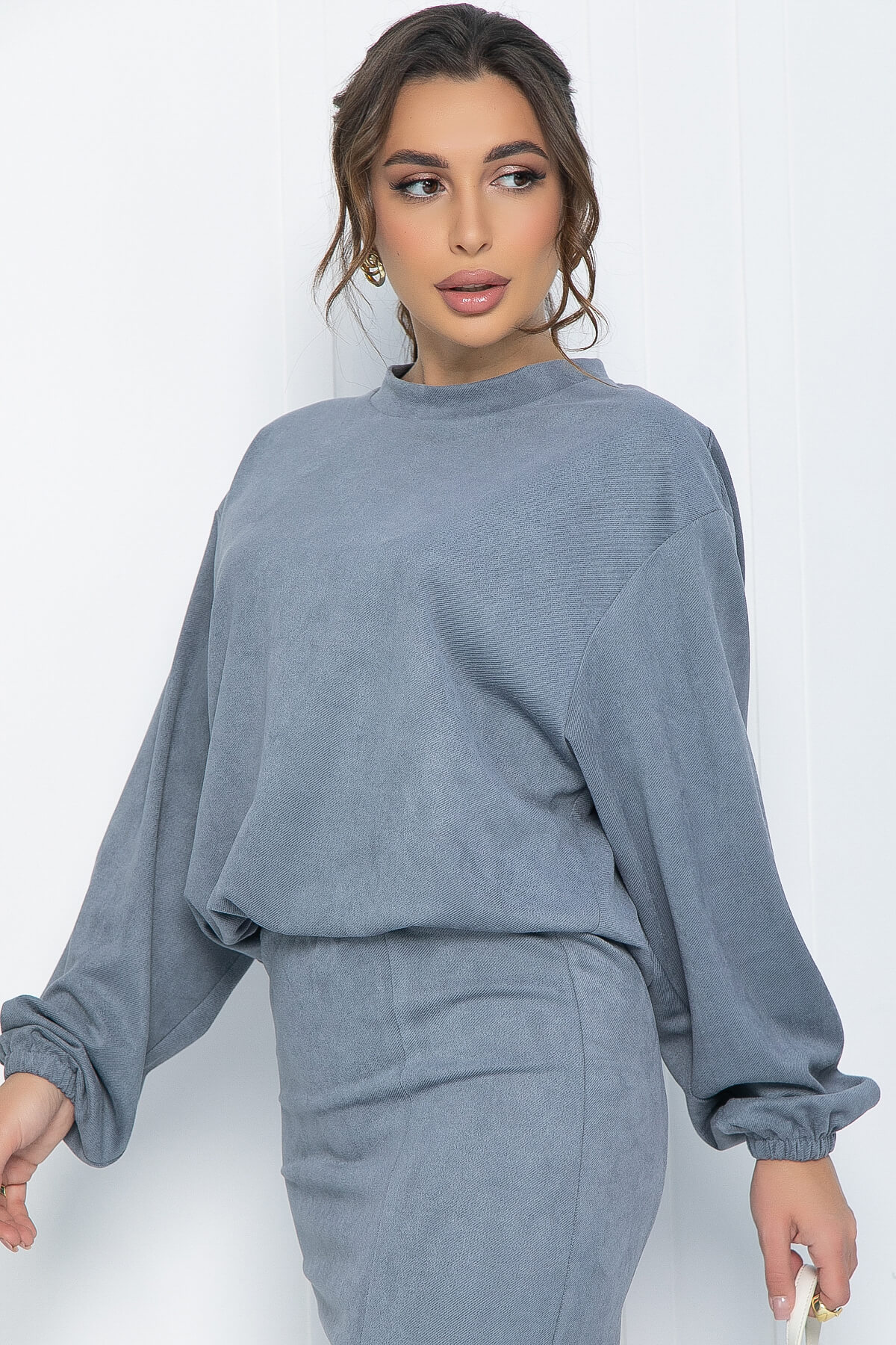 Костюм Мендес (серый) К12046