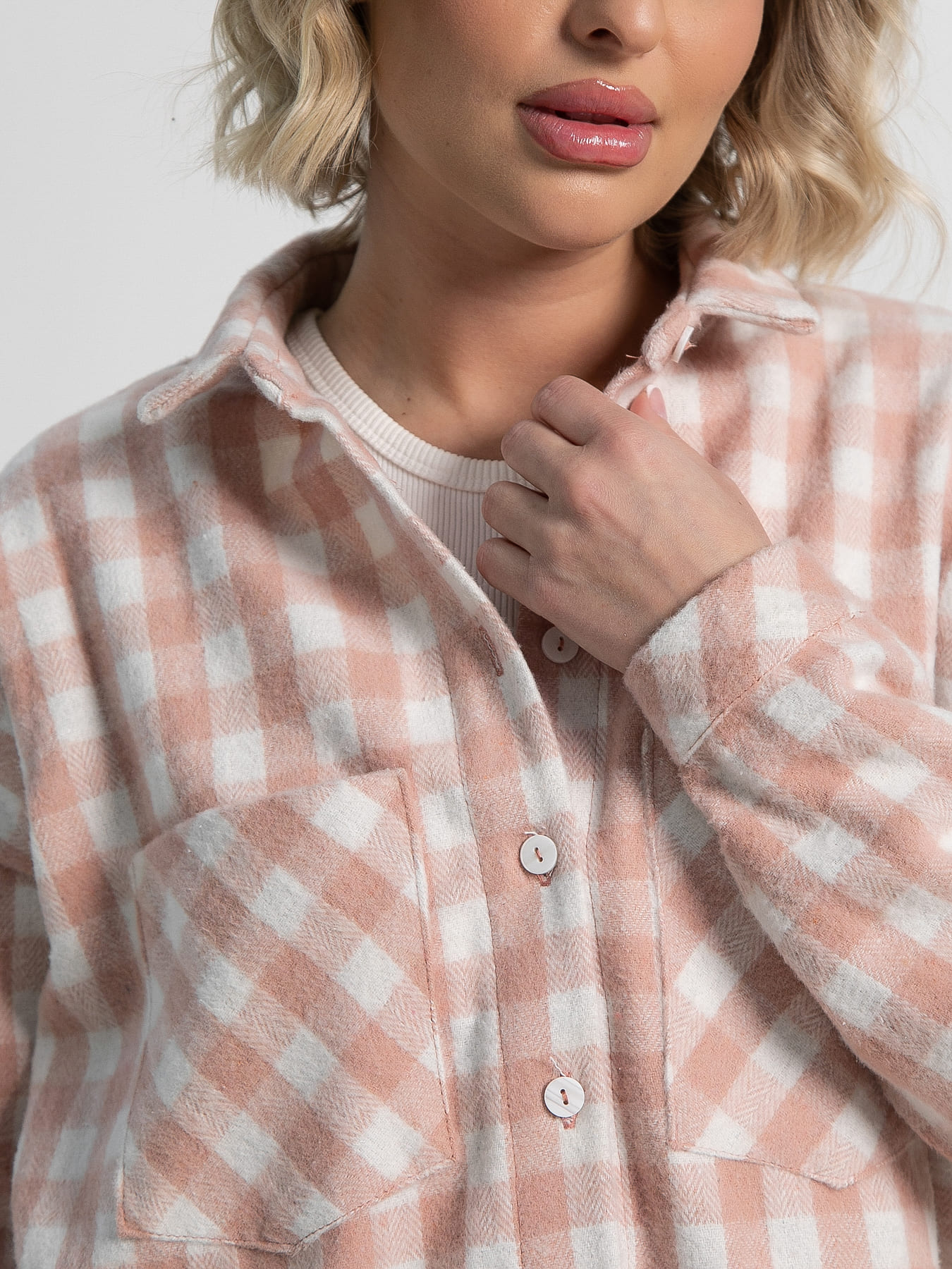 Рубашка Доротея (розовая) Б15192-10М