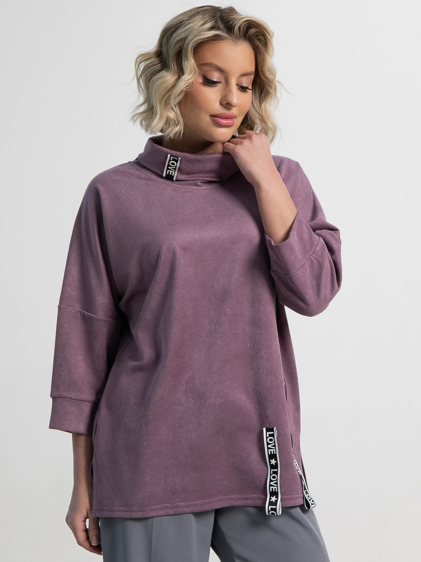 Джемпер Темп города (лиловый) Б15141-4М