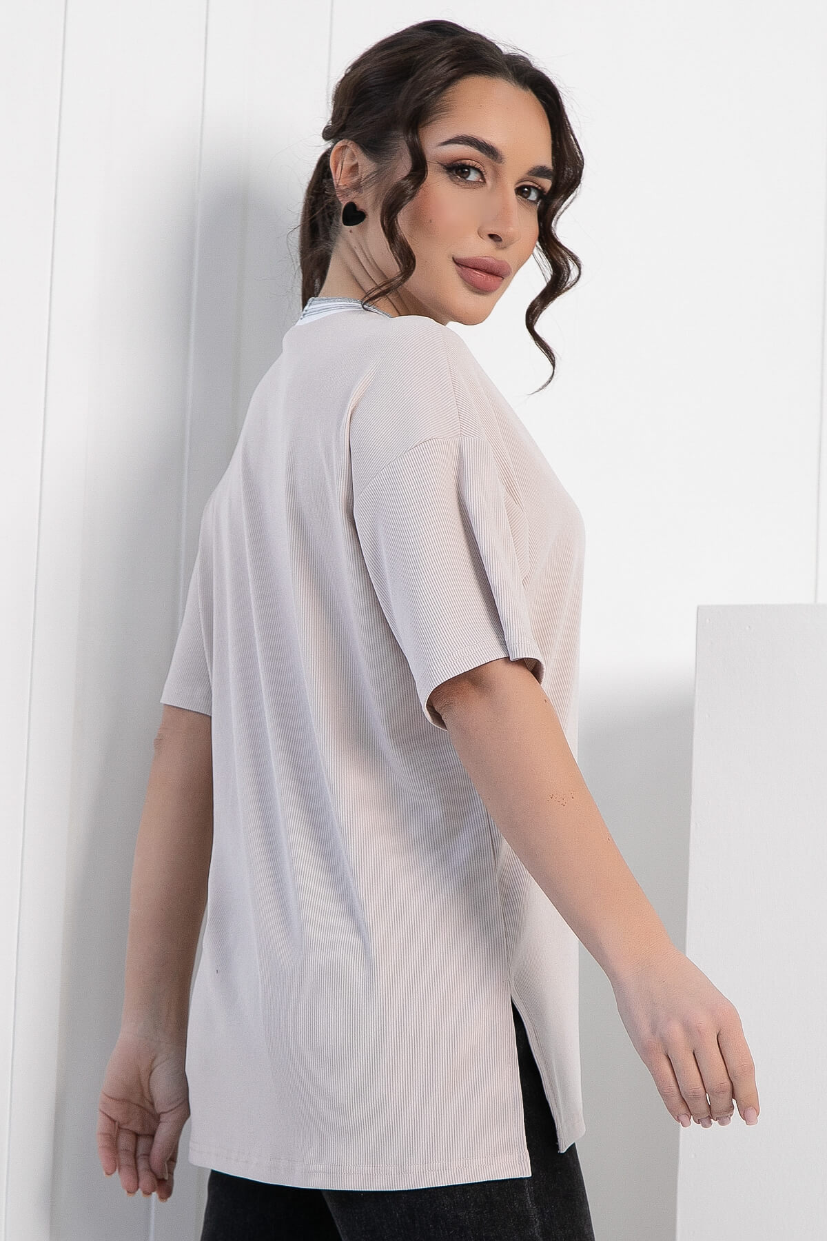 Футболка Ника (бежевая) Б12942-7М