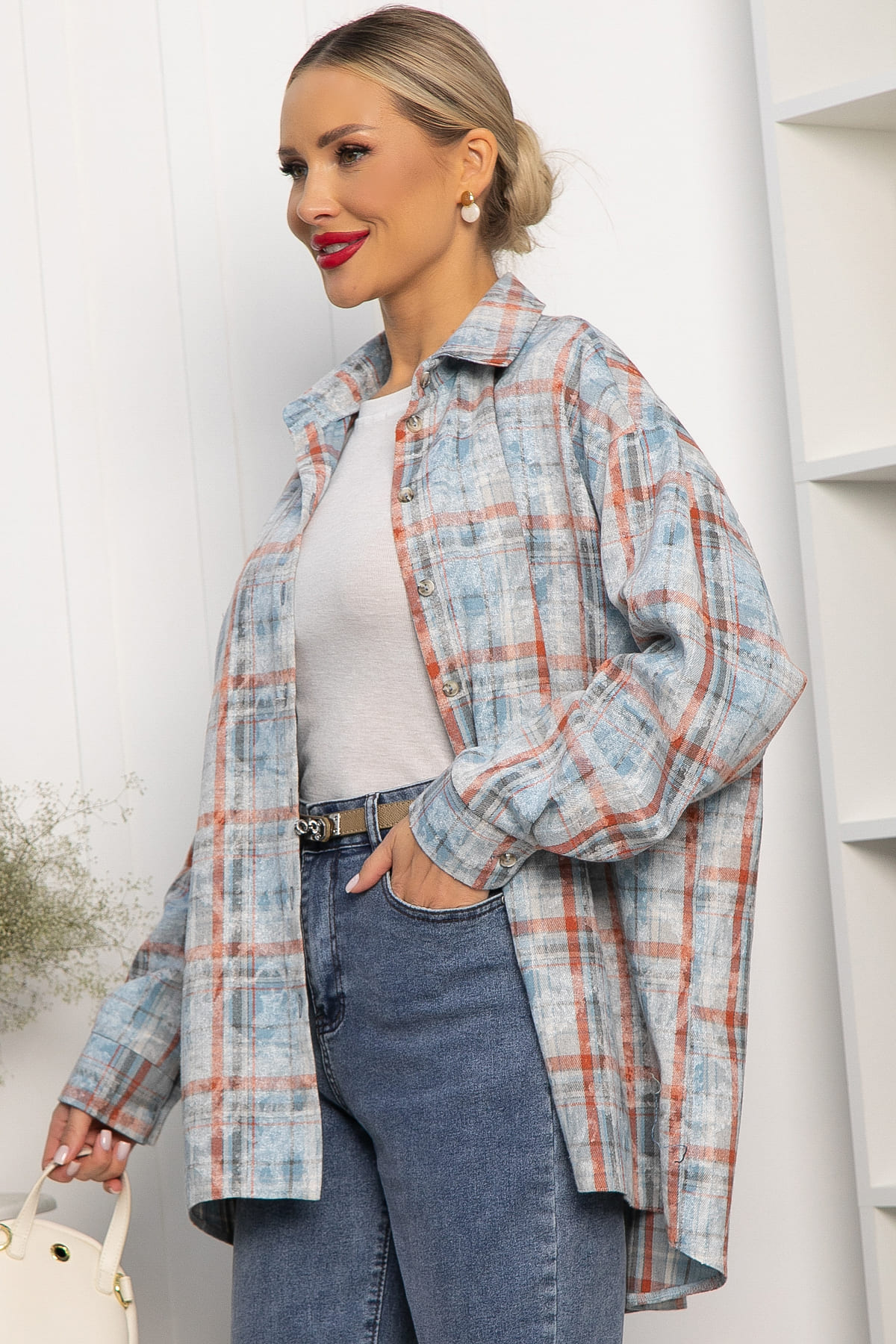 Рубашка Скай (голубая) Б14195-5М