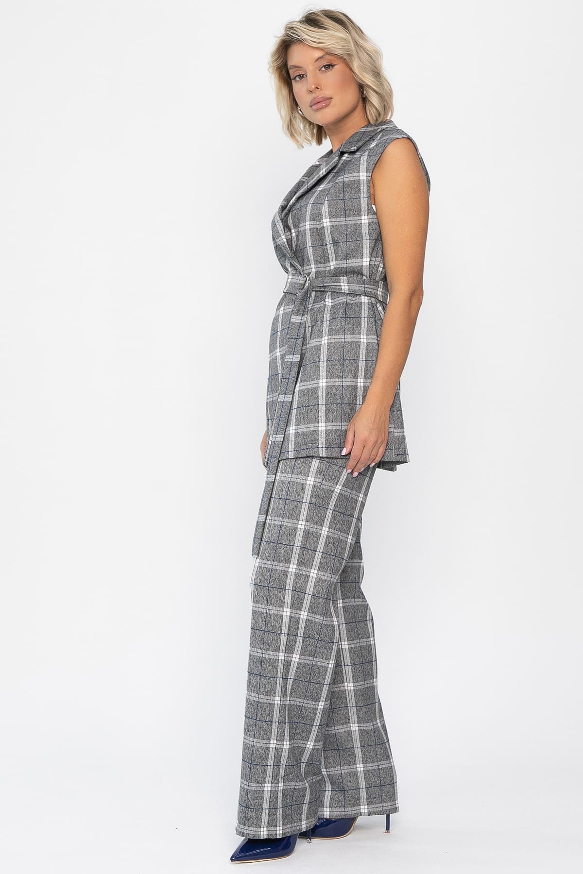 Костюм брючный Амстердам (светло-серый) К14290-12М