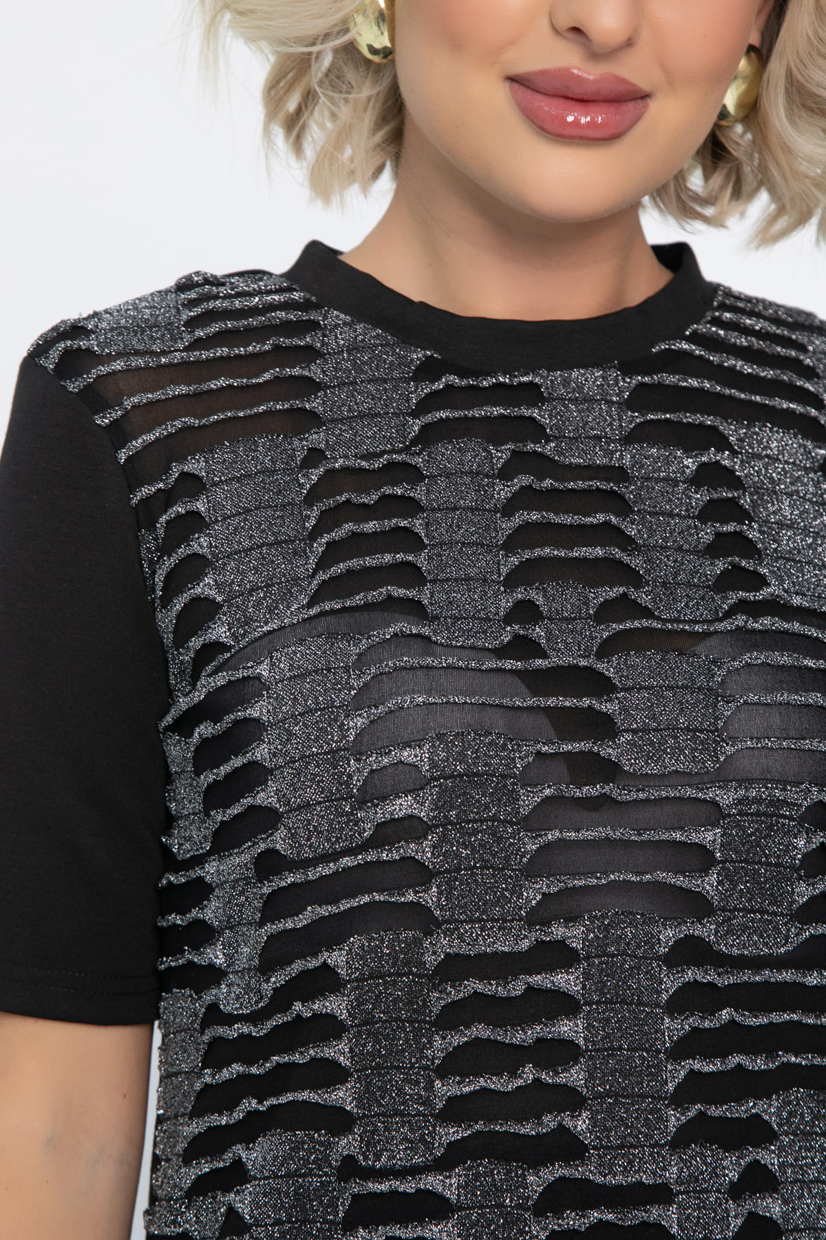 Футболка Мириам (черная) Б14811-10М