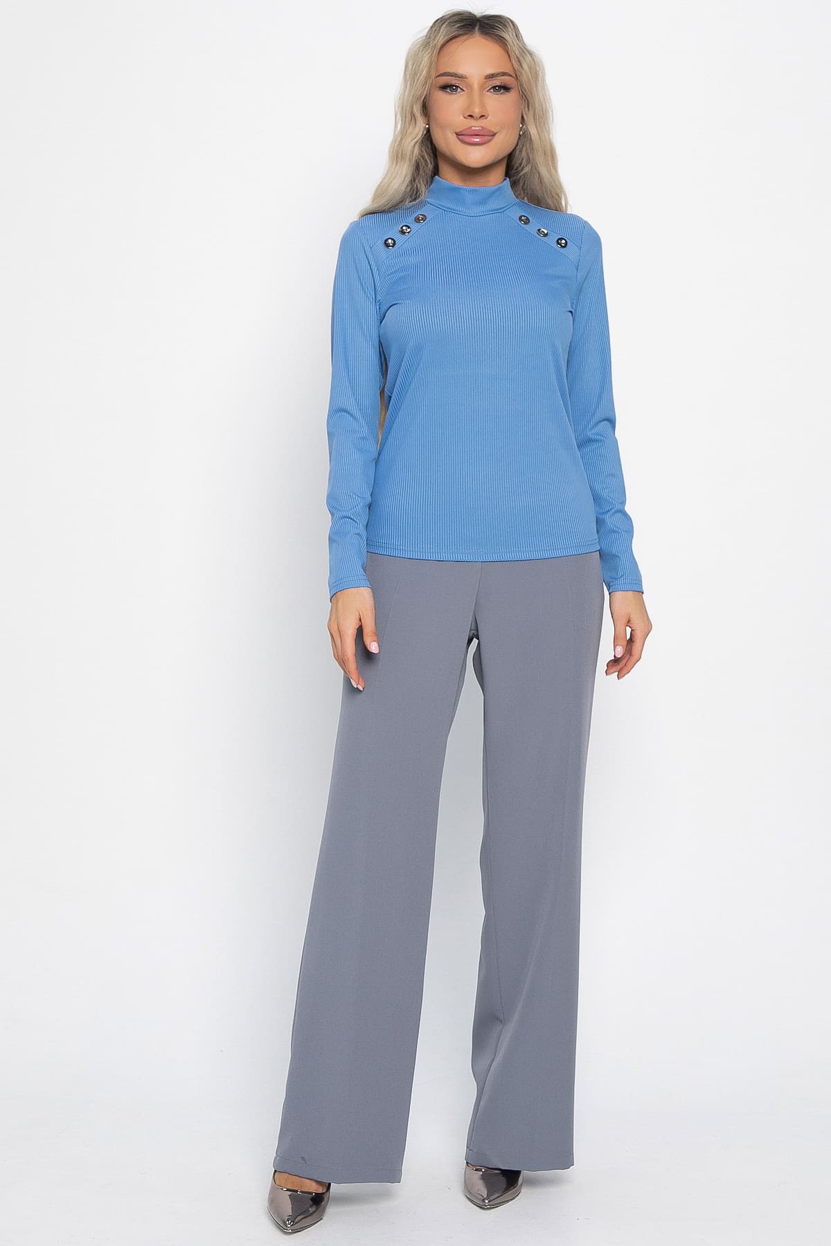 Блуза Лира (голубая) Б14996-50М