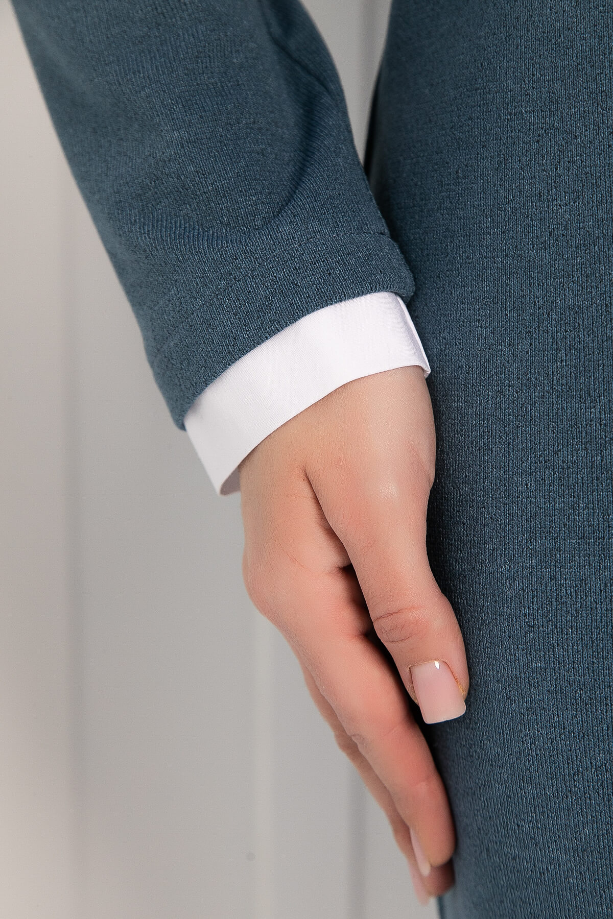 Платье Деловой стиль (джинс) П12760-12М