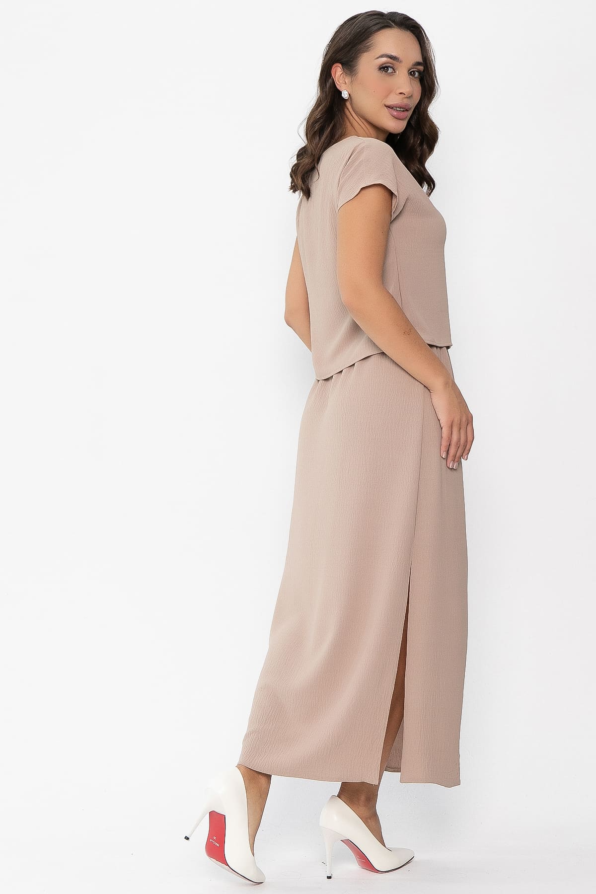 Костюм Легкость ветра (бежевый) К14055-12М