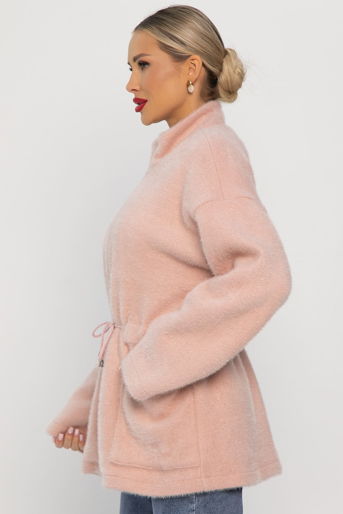 Пальто Альпака (пудра) Б14137-7М