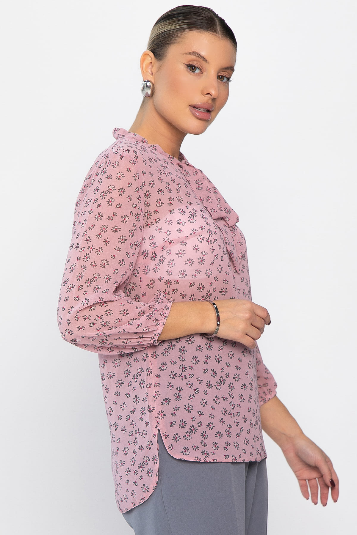 Блуза Флёр (розовая) Б14410-6М