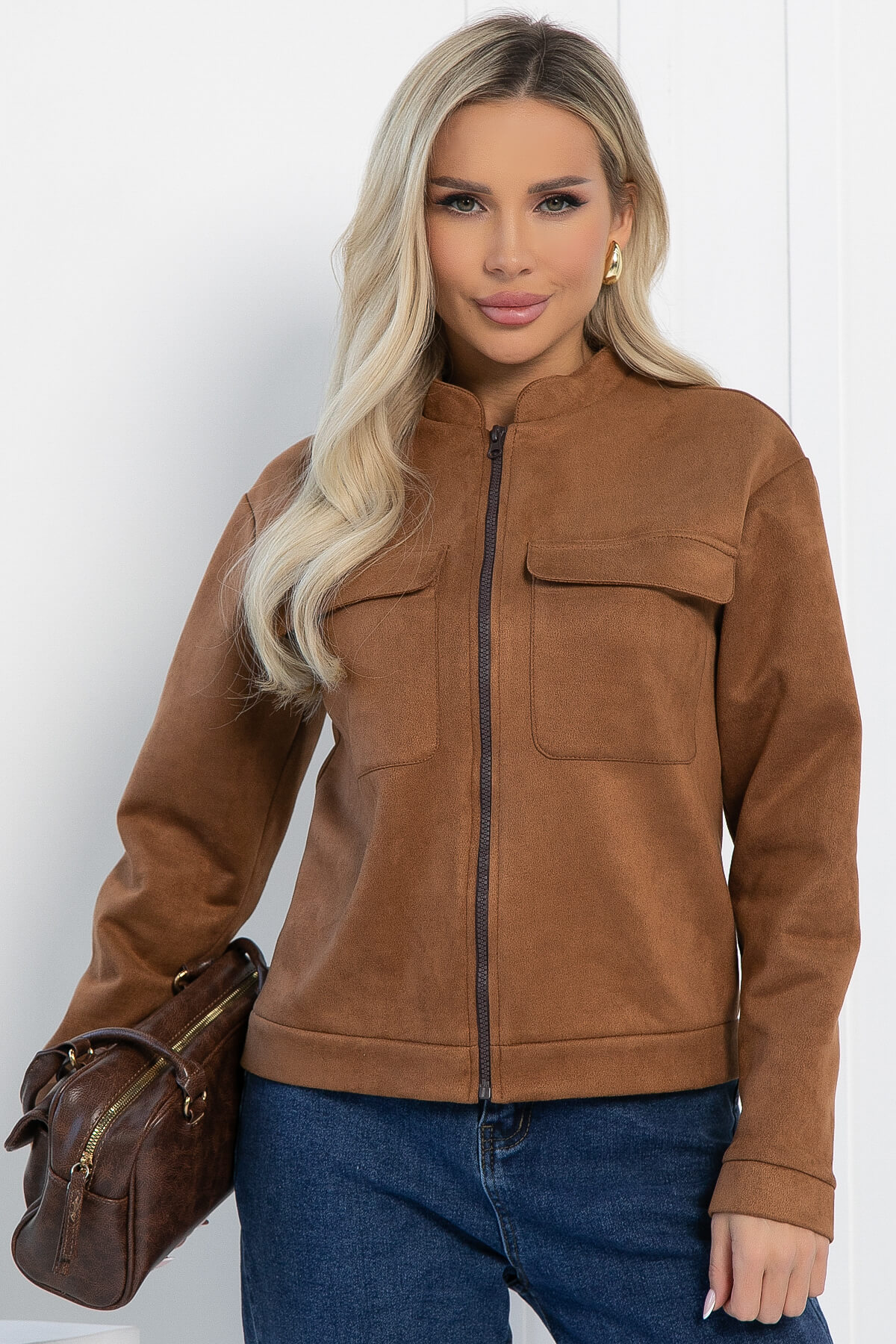 Бомбер Александра (коричнево-рыжий) Б12974-2М