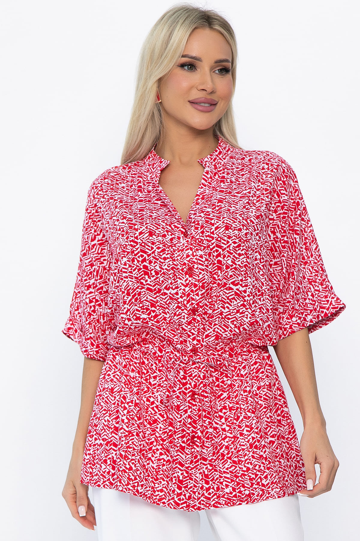 Блуза Мариша (красная) Б13919-30М